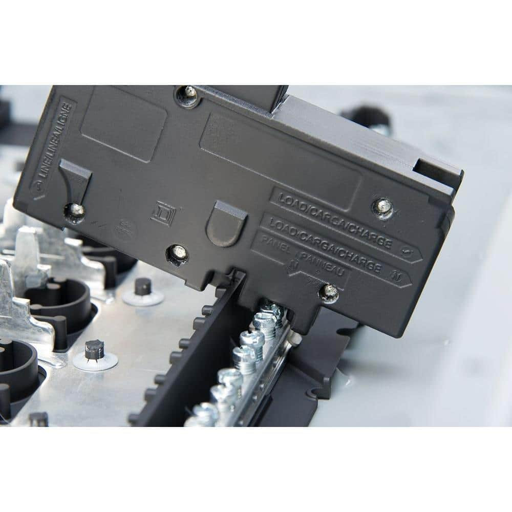 Square D 100 Amp 24-Space 48-Circuit Indoor Main Breaker Panel Box Load Center
