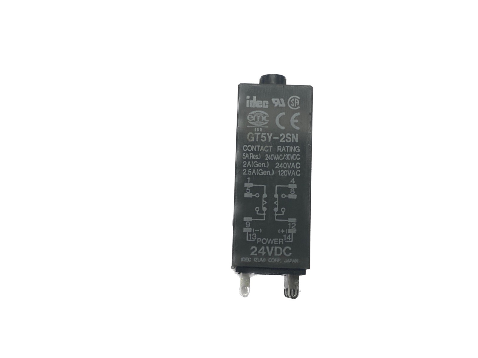 NEW OLD STOCK IDEC 24VDC 8 Pin 5A 0-30 Min Time Delay Relay GT5Y-2SN