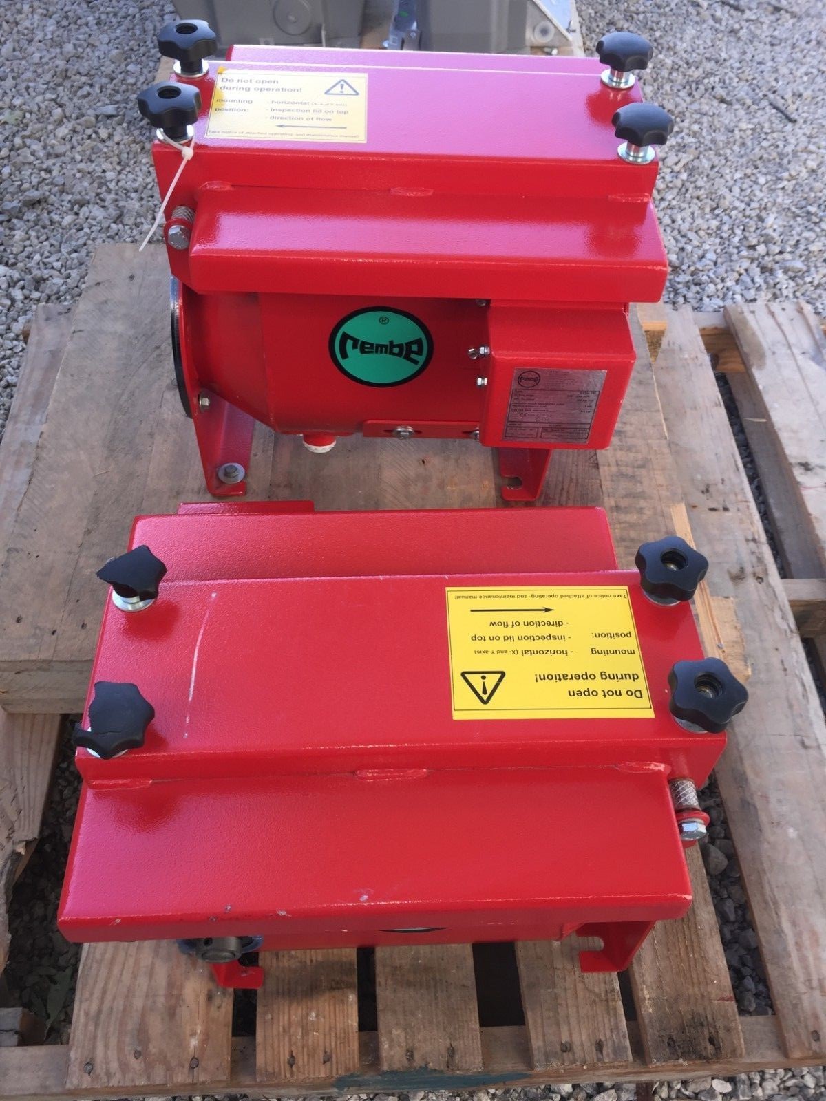 Rembe GmbH Safety+Control Q-Flap 140 Non-Return Valves For Organic Dust Qty: 1