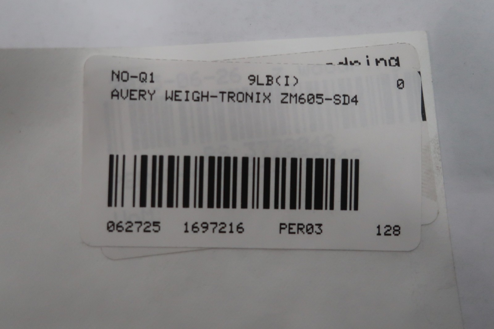 Avery Weigh-tronix ZM605-SD4 Weight Indicator
