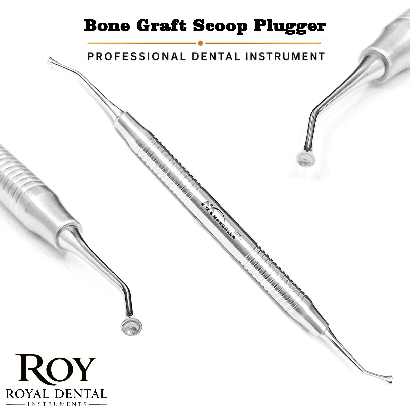 Bone Graft Scoop Plugger Carrier Dental Implantology Packer Compactor Implant