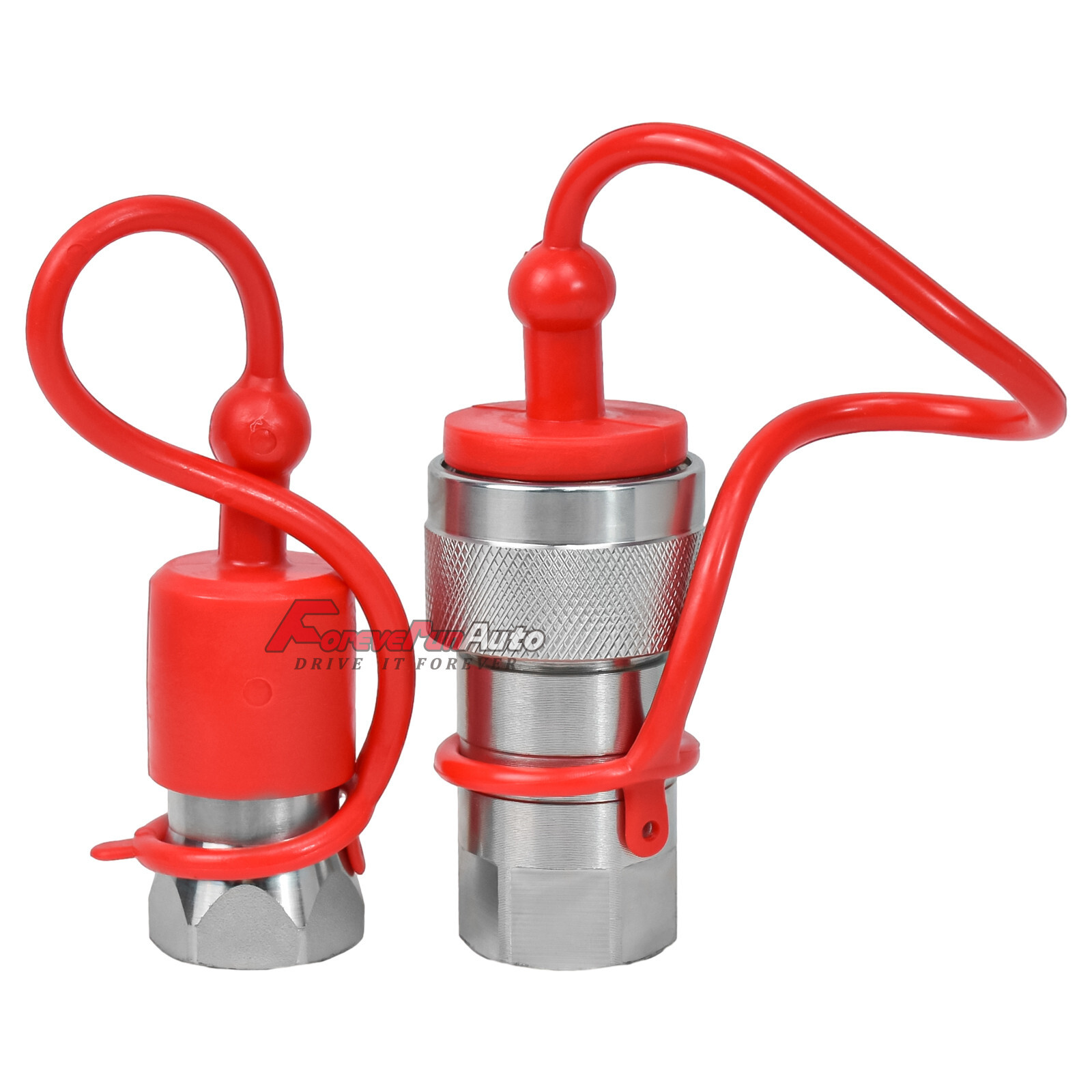 4 Sets 1/2″ Ag Poppet Pioneer Style Hydraulic Quick Connect Couplers Couplings
