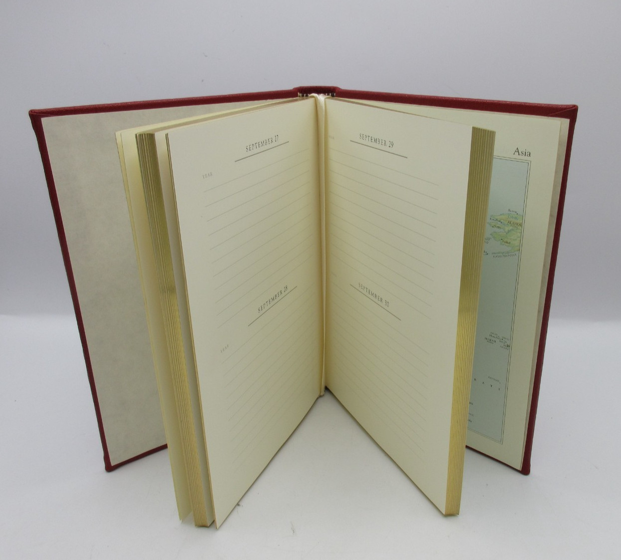 Personal Record: A Lifetime Memoir 8″ Goatskin Leather Journal Graphic Image