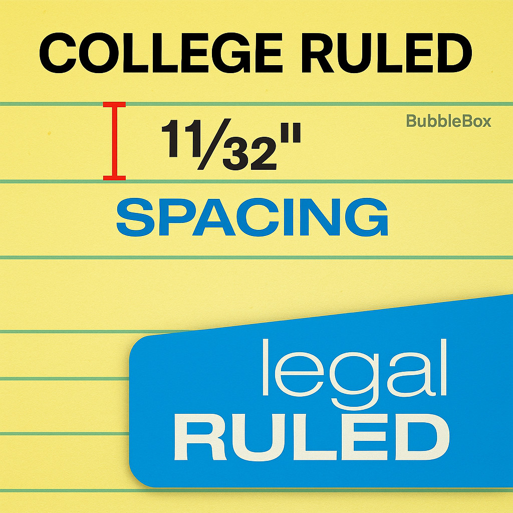TOPS Legal Pad 8.5×11.75 Canary Legal Ruled 100 Sheet Pads 9-Pack BubbleBox