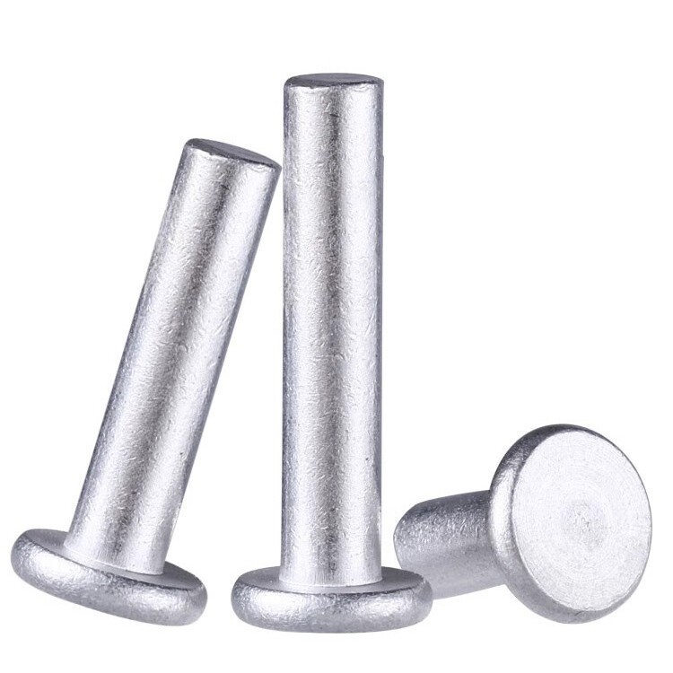 Aluminium Flat Head Solid Rivets Diameter 2mm, 3mm, 4mm, 5mm, 6mm, 8mm Rivet