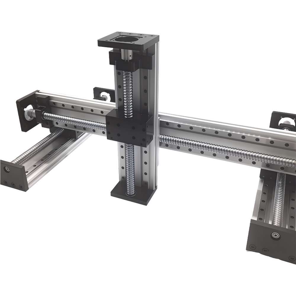 XYZ Ball Screw Slider Linear Modules Motion Table With Motor Kits for cnc router