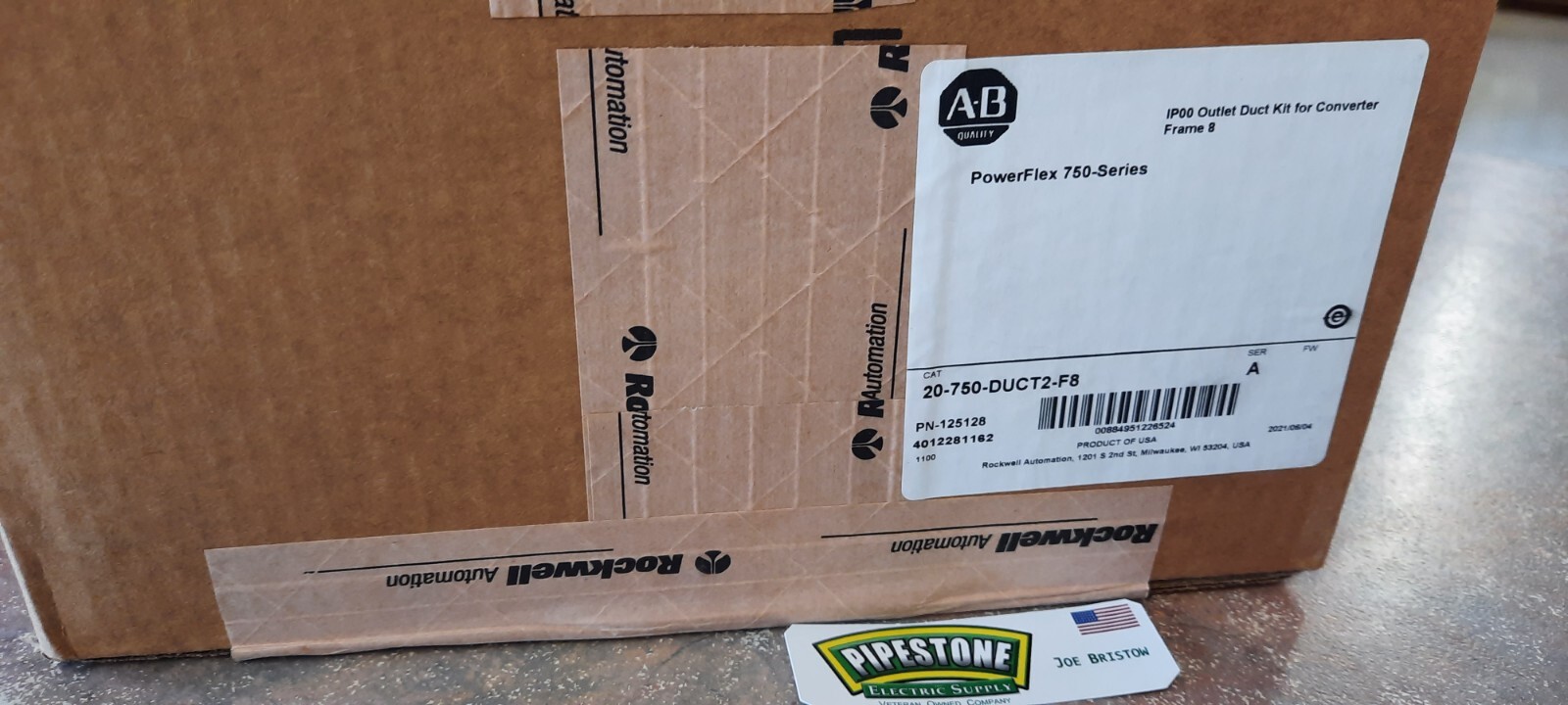 20-750-DUCT2-F8 Brand NEW A-B 20750DUCT2F8 IP00 Outlet Duct Kit for Converter
