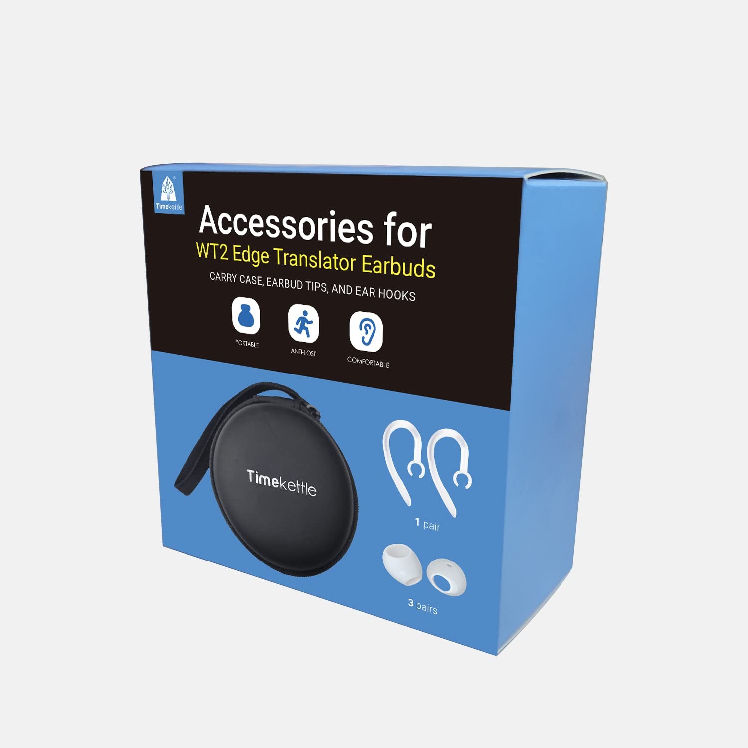 Accessories for WT2 Edge/W3 and p1 Translator Earbuds, Including