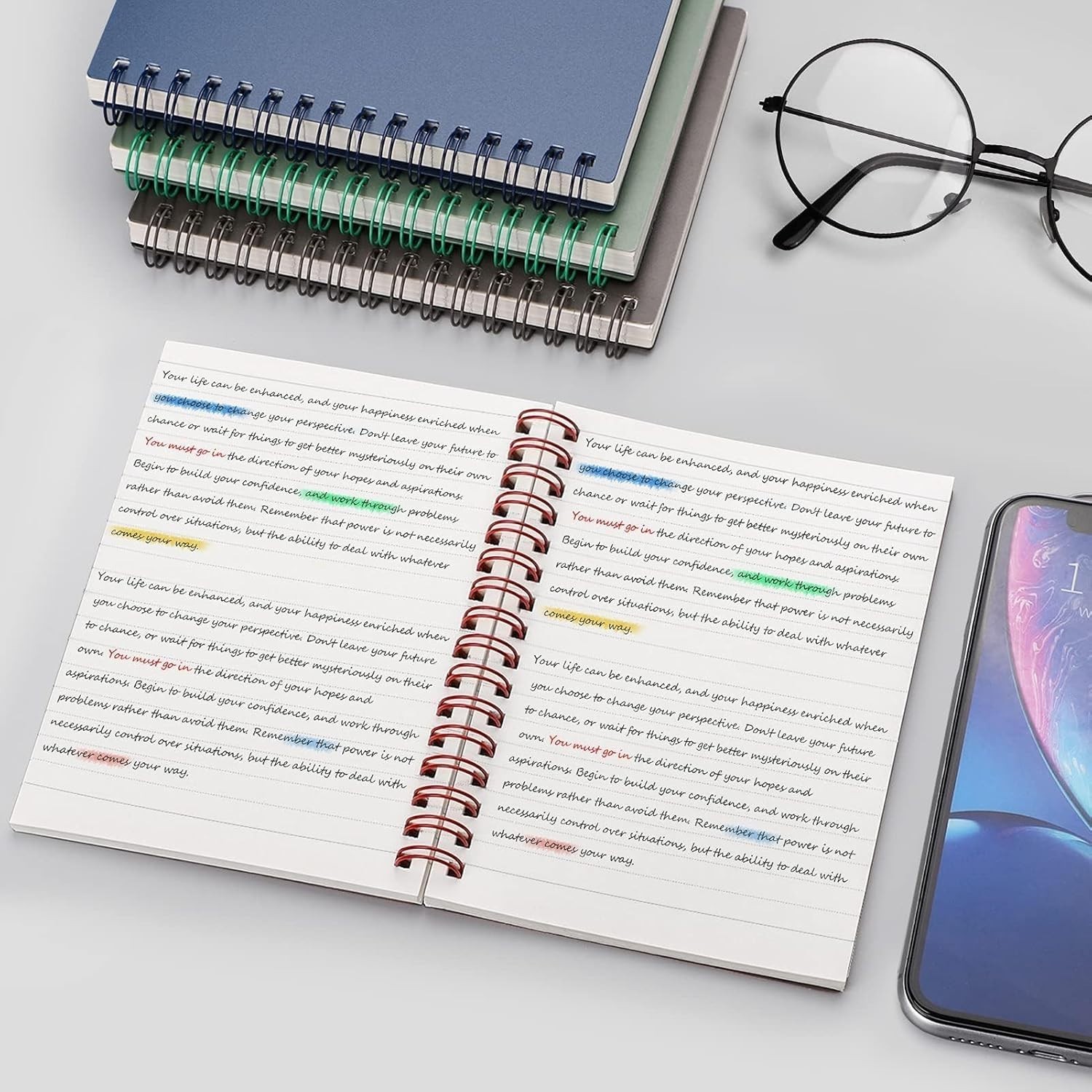 Compact A6 Journal Notebook, 160 Pages, Waterproof and Durable for Everyday Use