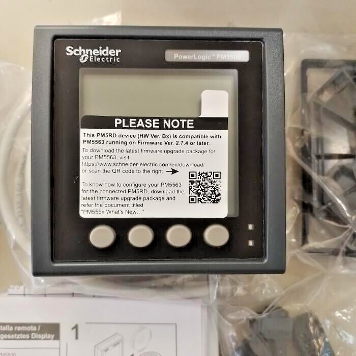 1PC- Schneider METSEPM5563RD power meter PowerLogic PM5563RD, 2 ethernet- NEW