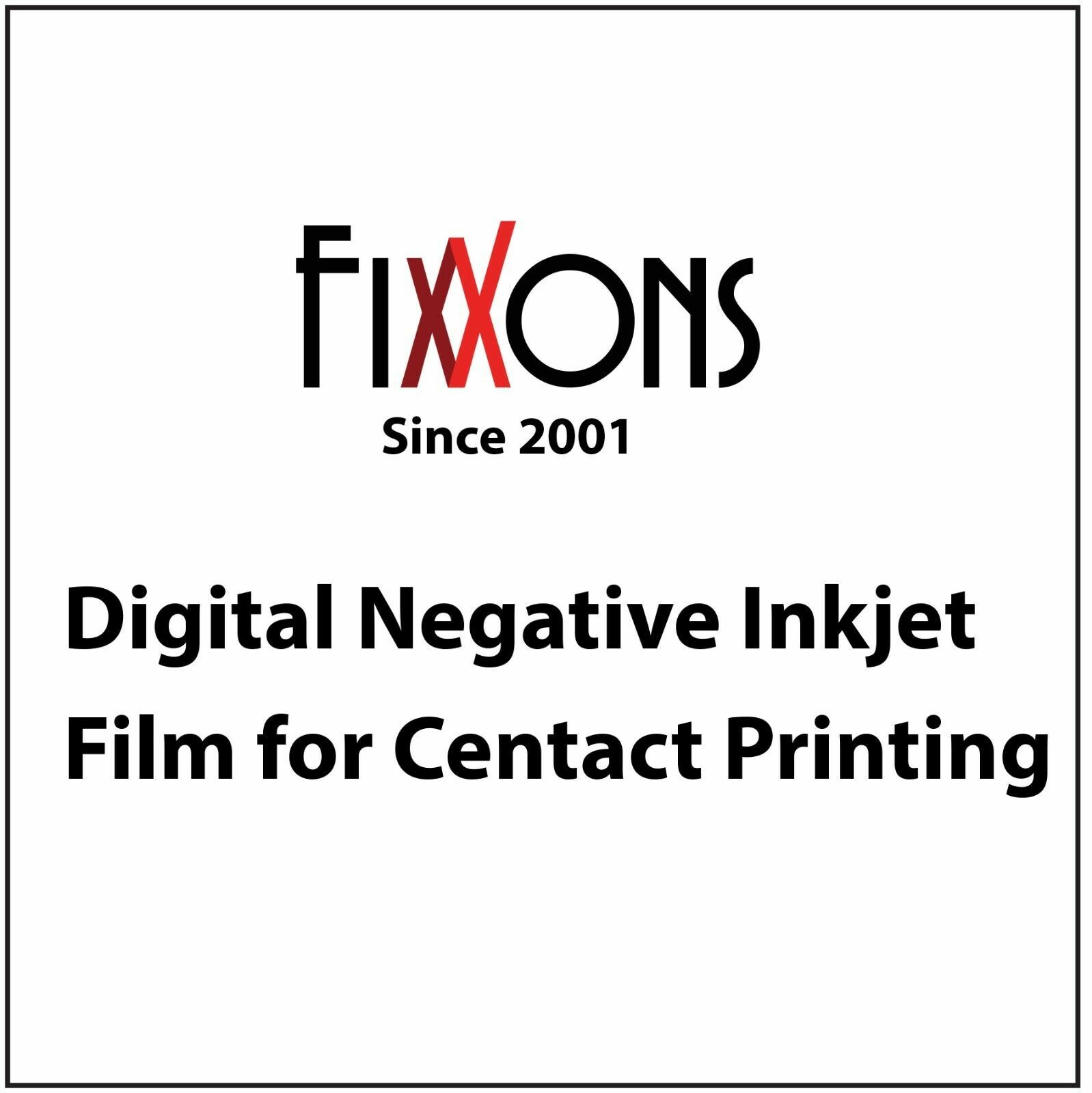 Digital Negative Inkjet Film for Contact Printing 8.5″ x 11″