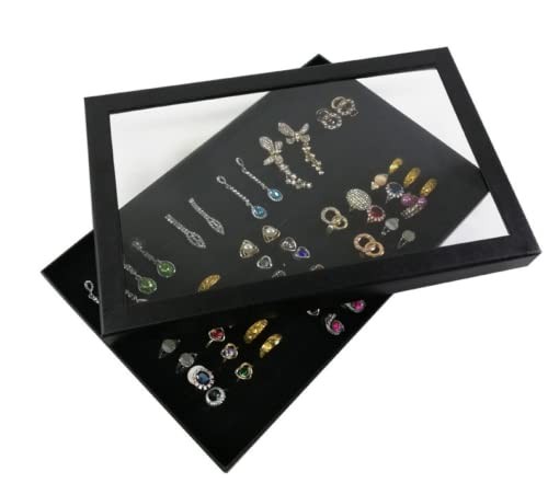 THE PERFECT PART 100 Slots Jewelry Ring 11.42 x 7.48 x 1.47 inches, Black