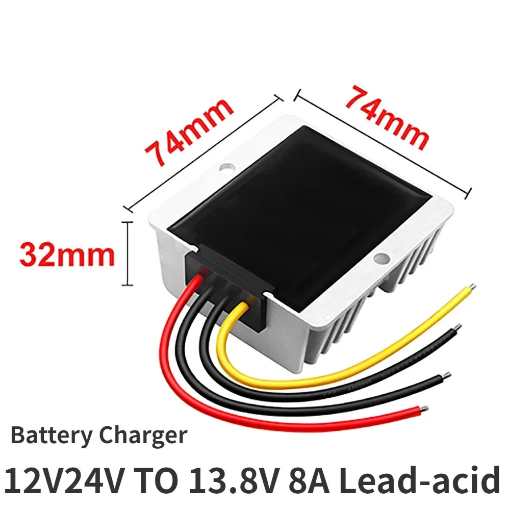 DC 12V/24V to DC 13.8V 12.6V 14.5V 5A -15A 12 volt Voltage Stabilizer BOOST BUCK