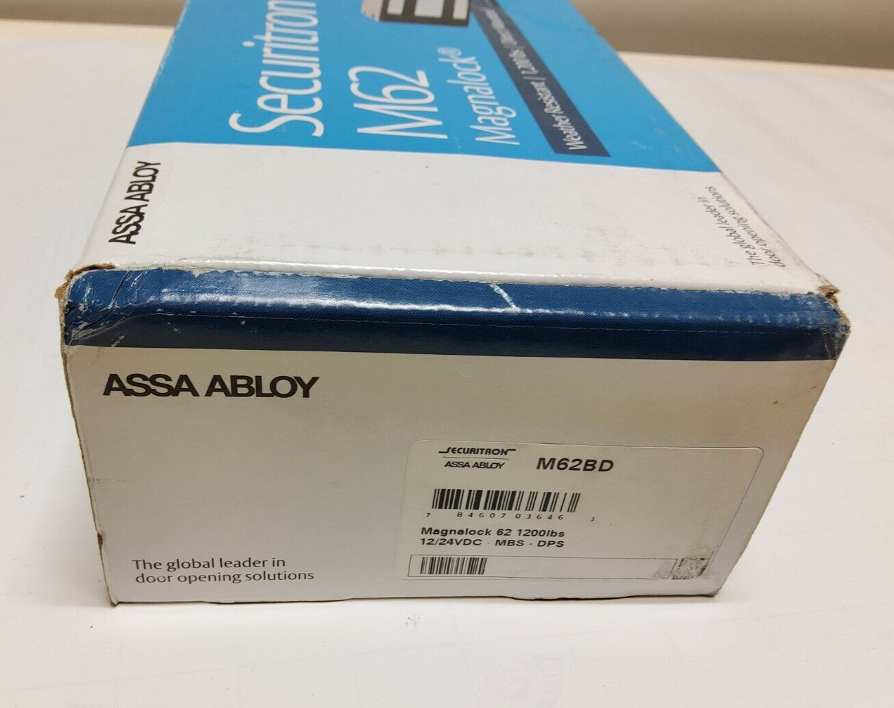 New Assa Abloy Securitron Magnalock 12/24 VDC 1200lb Force Mag Door Lock M62BD