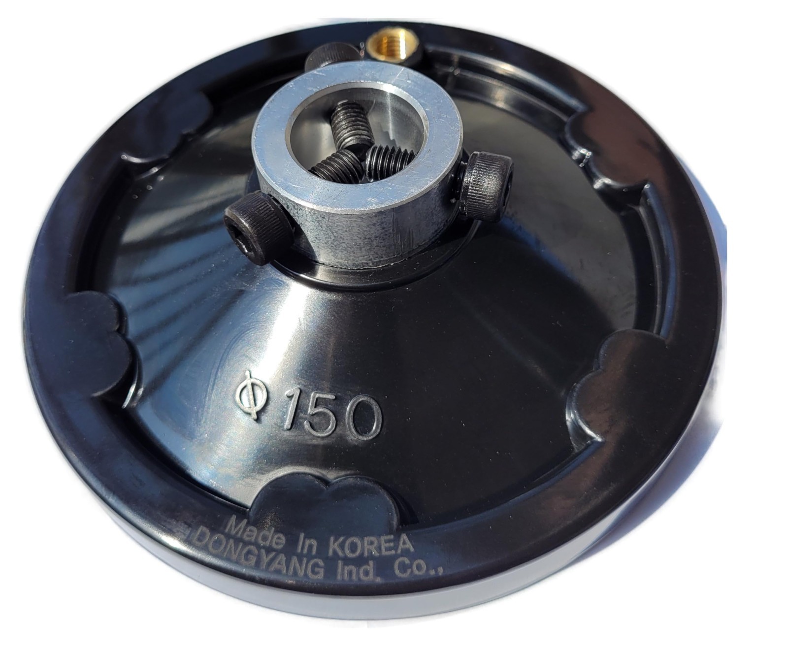 6″ Ultimate Handwheel for 1″ Shaft – Easy Install, Set Screw & M10 Handle, Fit T