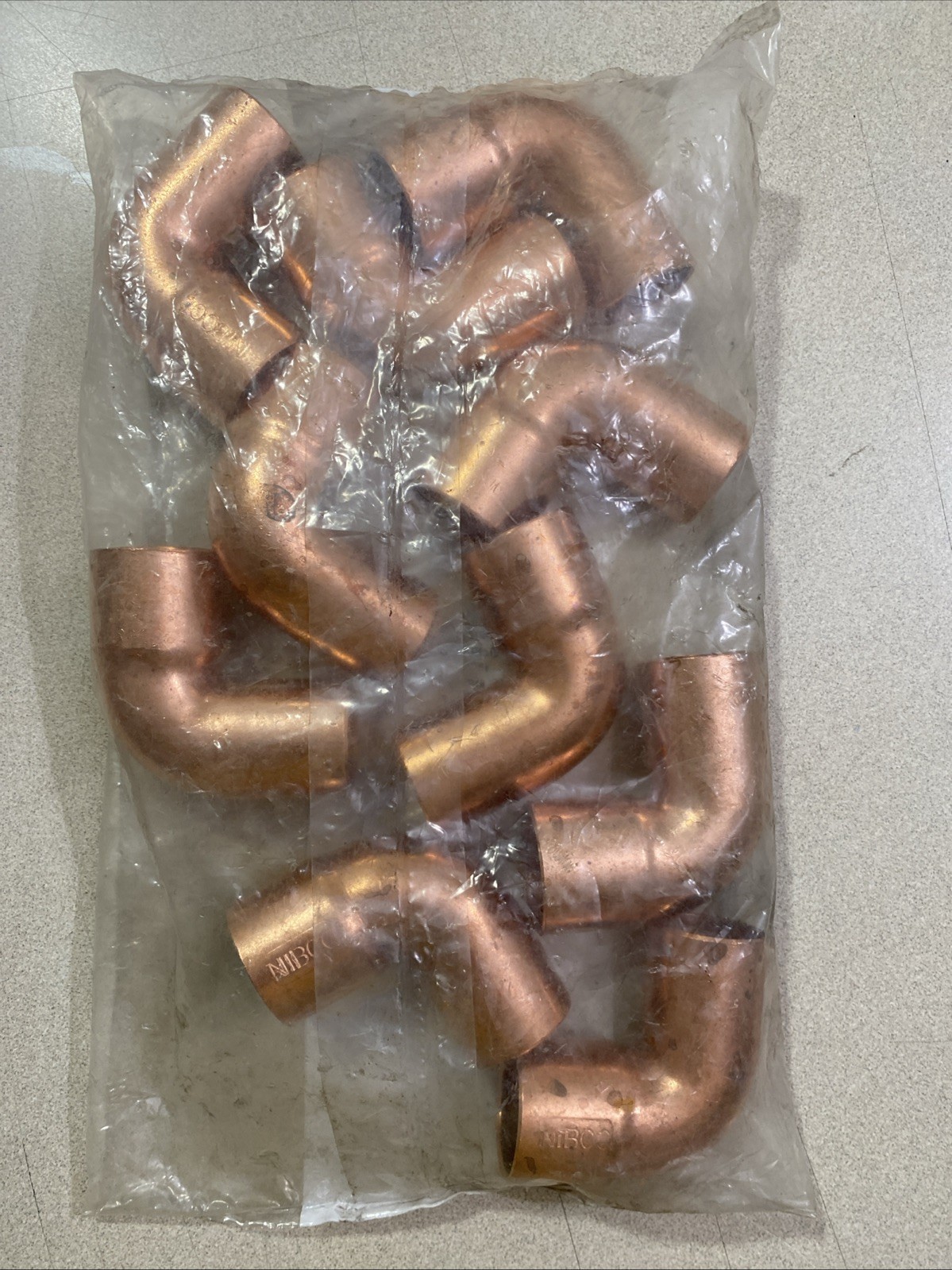 10 Pack NIBCO CP60721. 1 in. Wrot Copper 90 Degree Ftg x C Elbow 1”