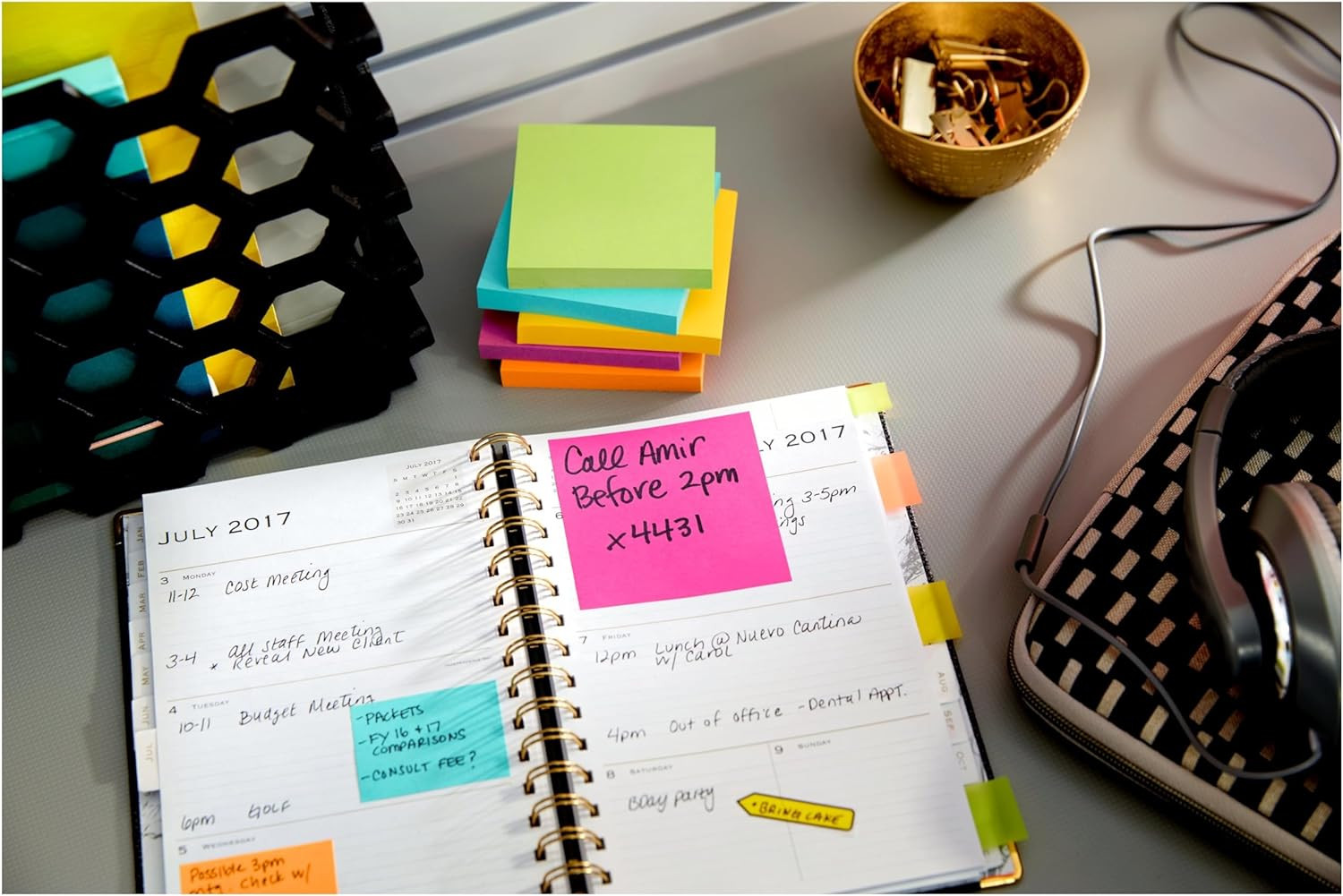 Post-It Mini Notes, 1 3/8 In. X 1 7/8 In., 24 Sticky Notes Pads, 100 Sheets per