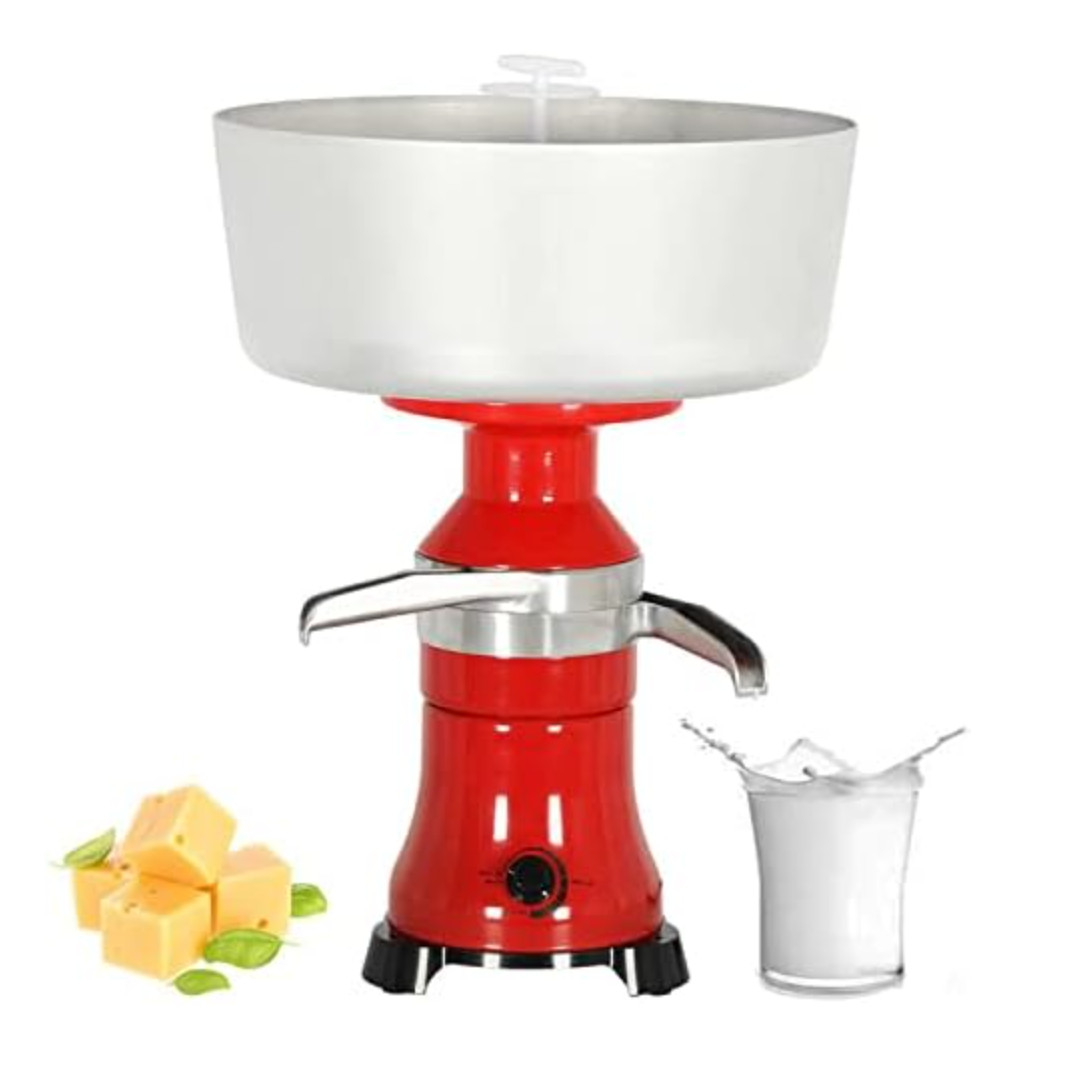 Milk Cream Centrifugal Separator Electric Stainless Steel 100L/H Goat Cow