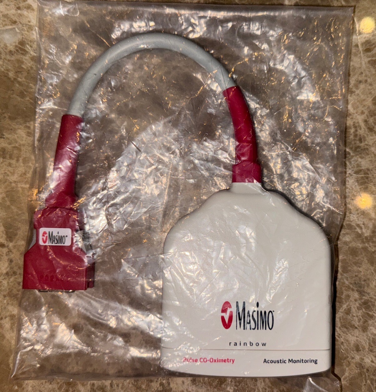 Masimo Rainbow DRC-1 RRA/SpO2 Acoustic Monitoring and Pulse CO-Oximetry Adapter