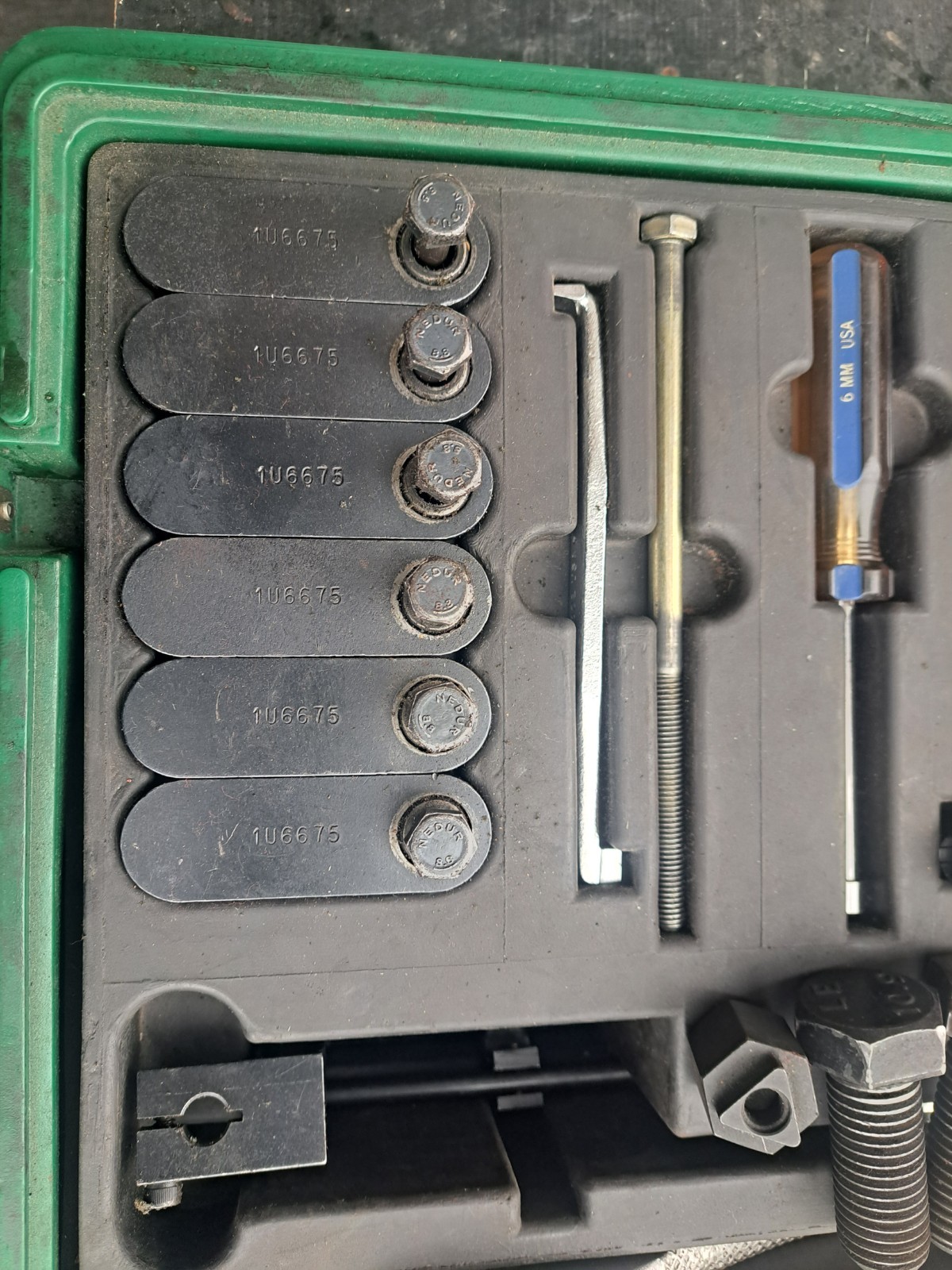 Caterpillar Cat U-6680 Fuel System & Valve Setting Tool Kit Tune Up 3116