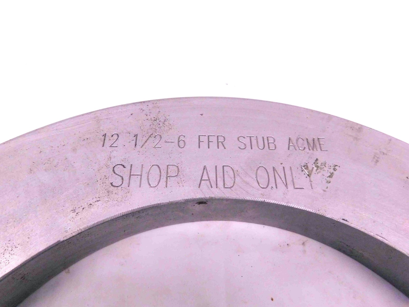 SHOP MADE 12 1/2 6 FFR STUB ACME THREAD PLUG GAGE 12.50 12.500 12.5000