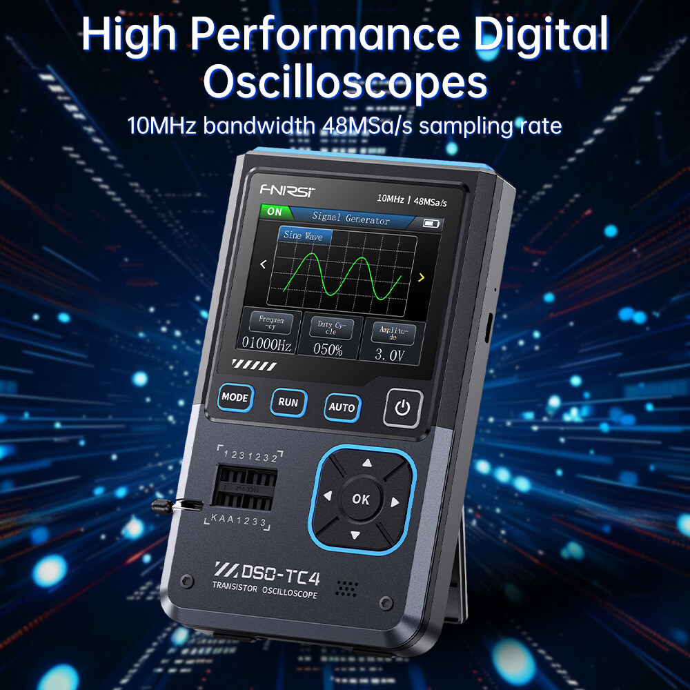 DSO-TC4 Handheld Transistor Tester Digital Oscilloscope Signal Generator 48MSa/s
