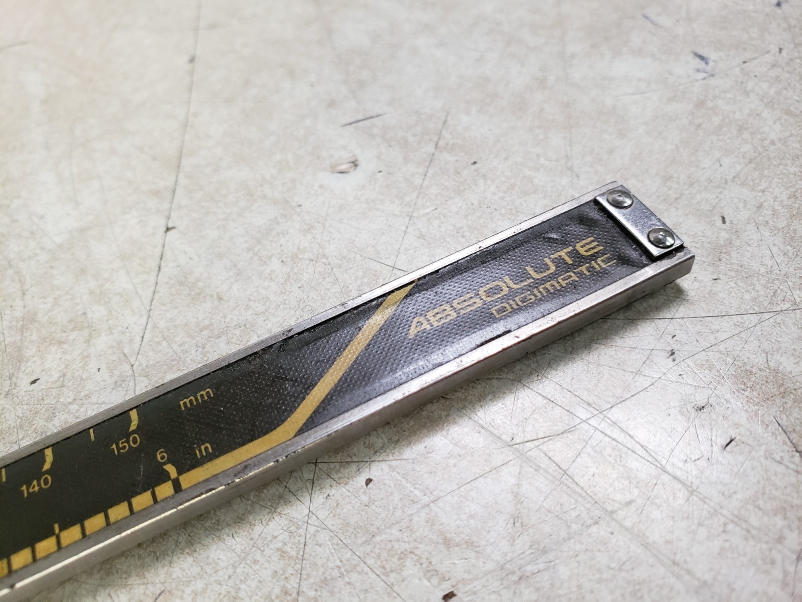 Mitutoyo Absolute AOS Digimatic Calipers: 150mm/6 in, Sold for Parts or Repair