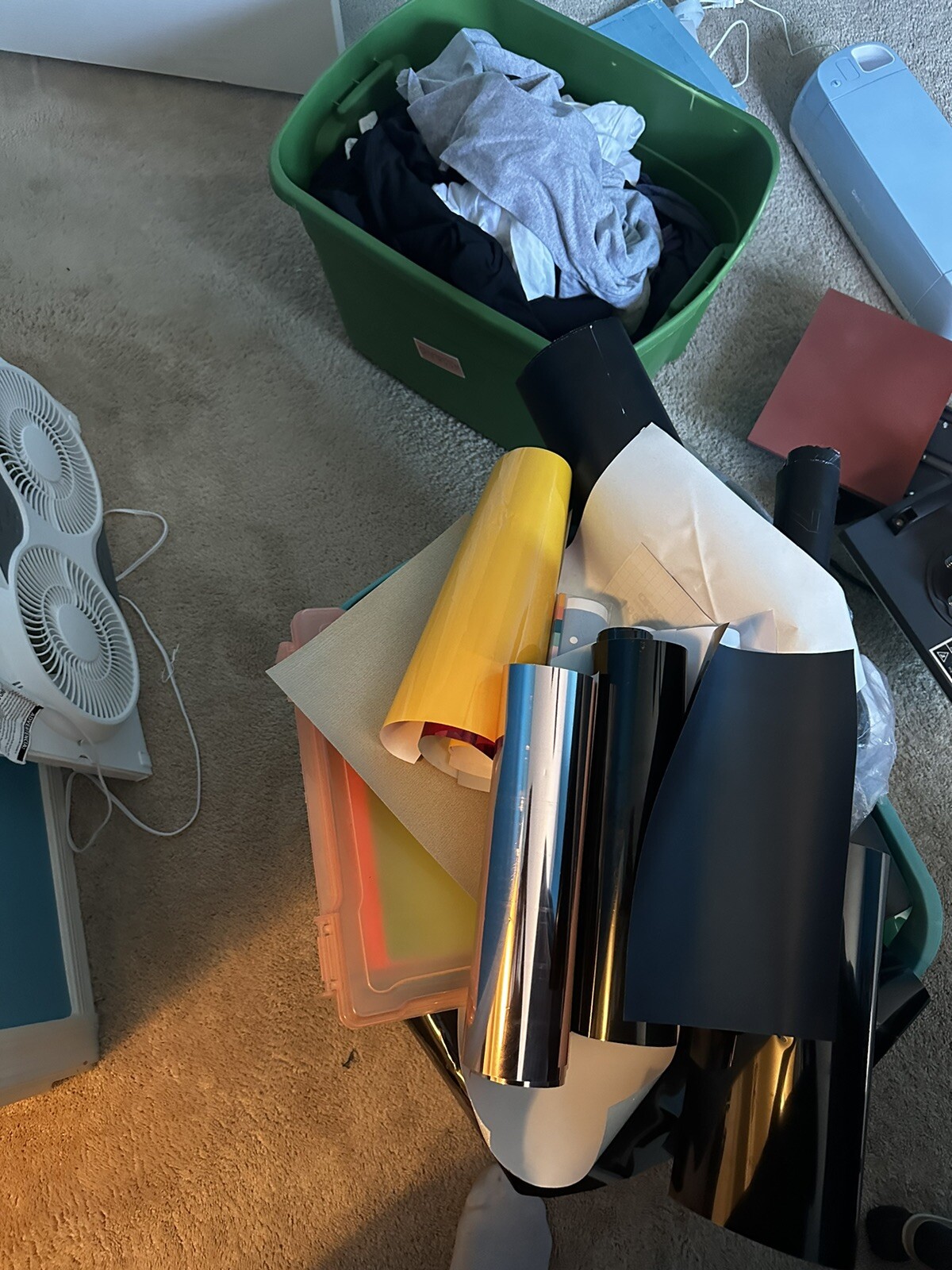 Heat Press + Vinyl + Blank Tees