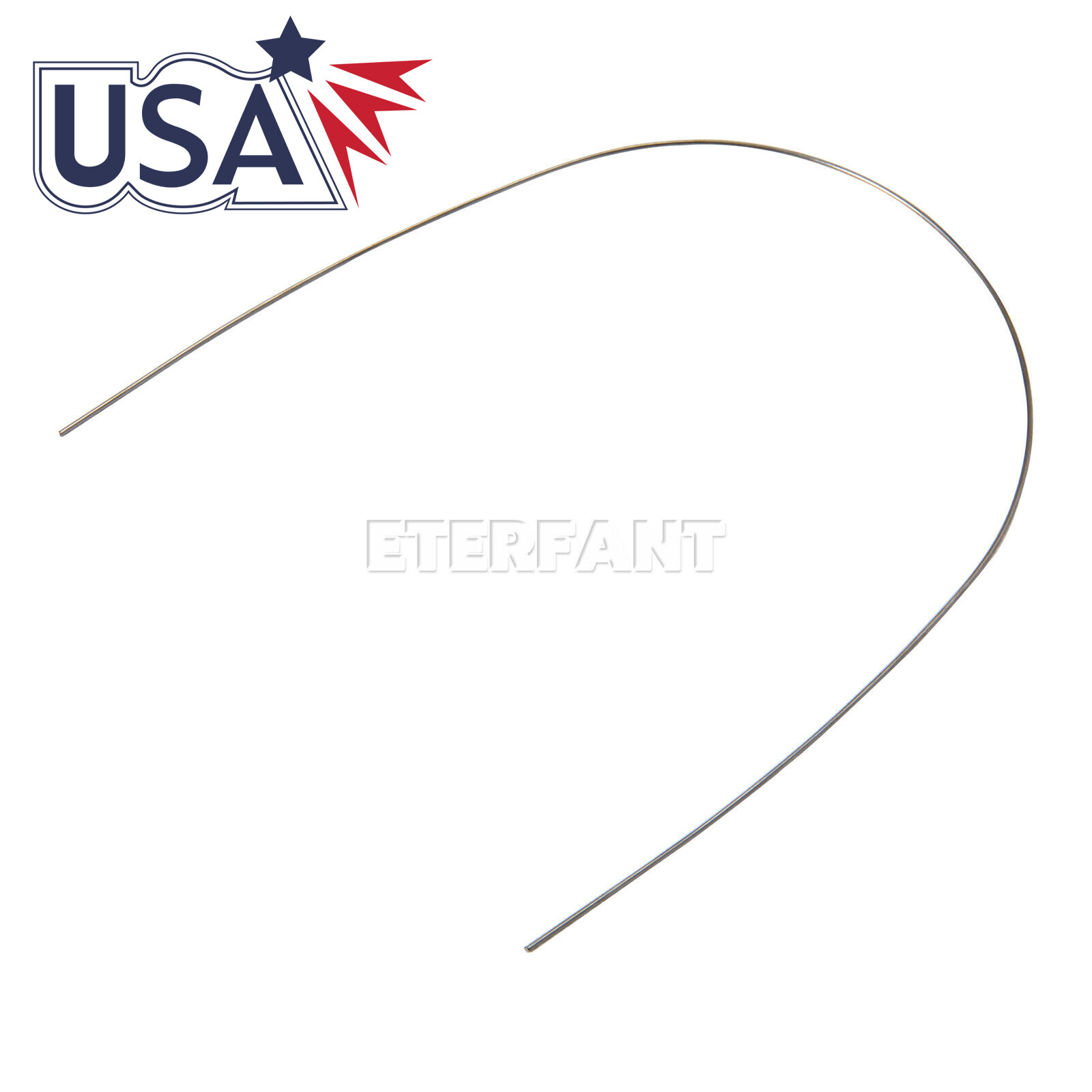 Dental Ortho Stainless Steel/NIti Super Elastic Arch Wires Round Ovoid Natural