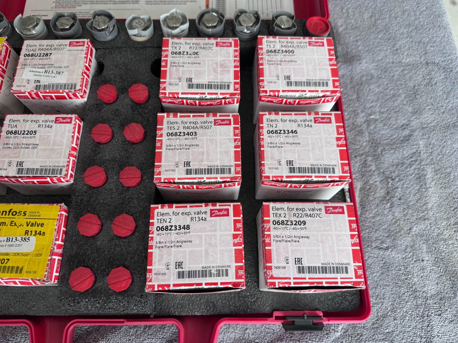 Unused – Danfoss 068U7001 Maximizer Sweat and Flare Kit Types T2/TE2/TUA/TUAE