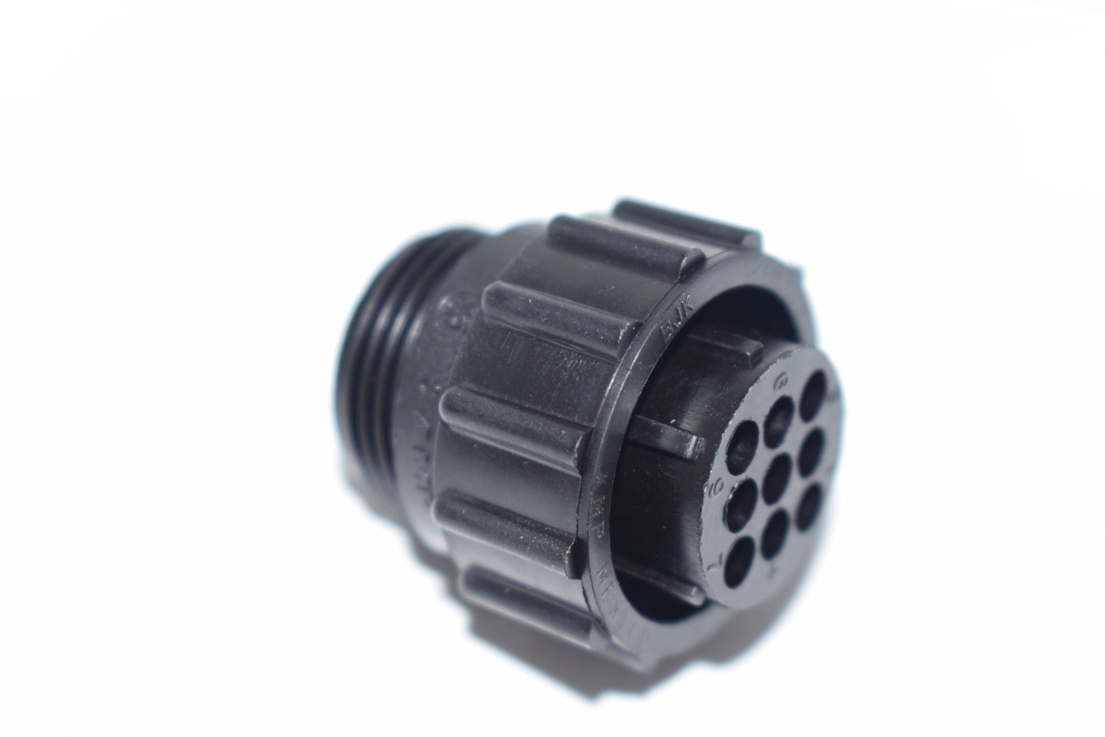NEW TE Connectivity 206708-1 9 Position Circular Connector Plug Housing Free Han