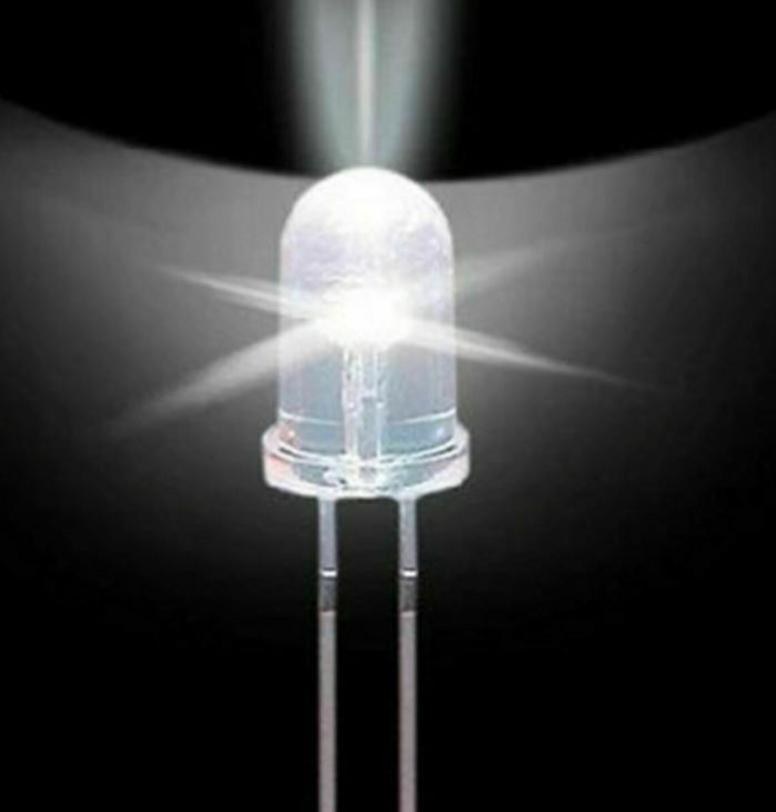 3mm LED Light Emitting Diodes Clear 50PCS USA Sold/SH