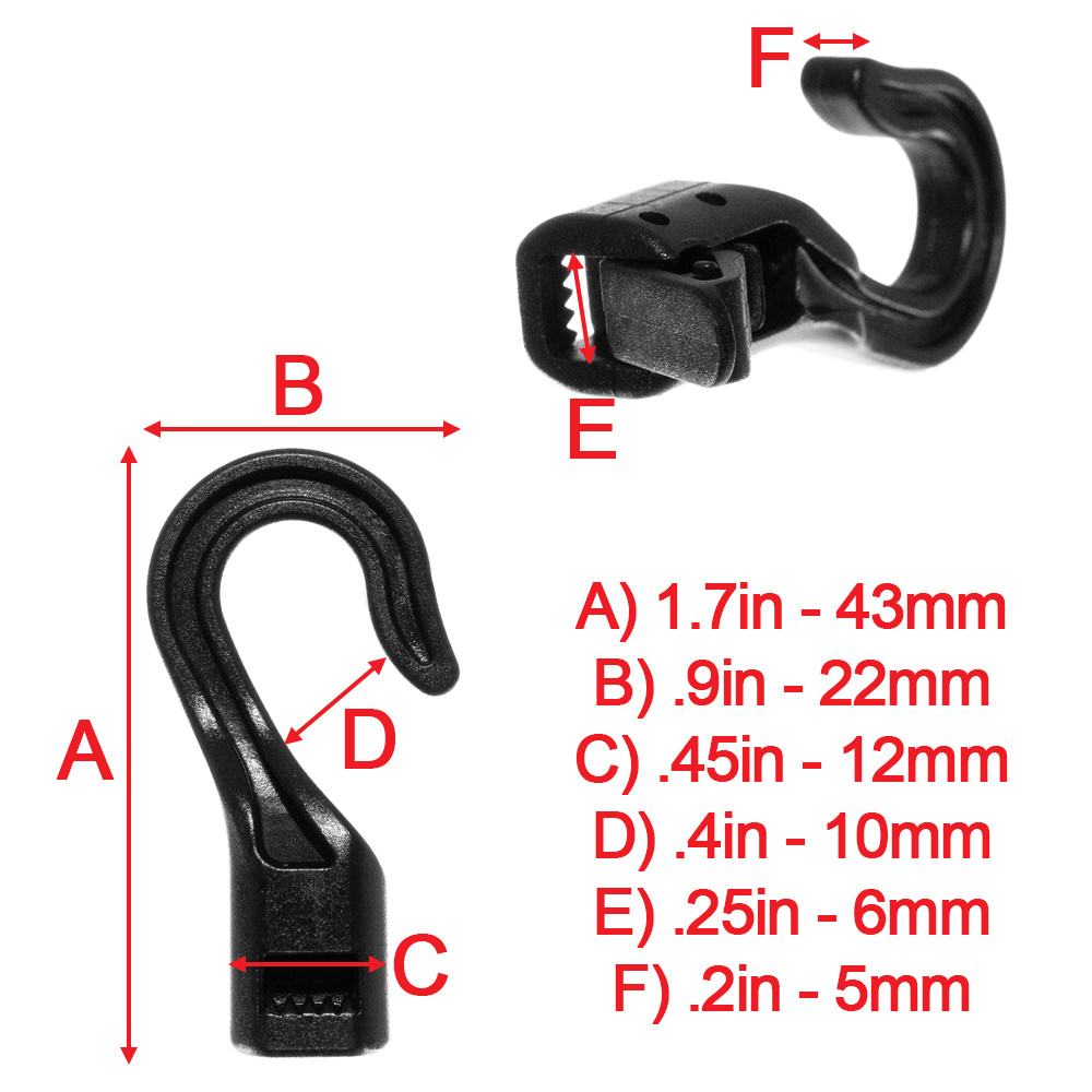 Paracord Planet Cord End Hooks Open End Snap Base Custom Bungee Straps