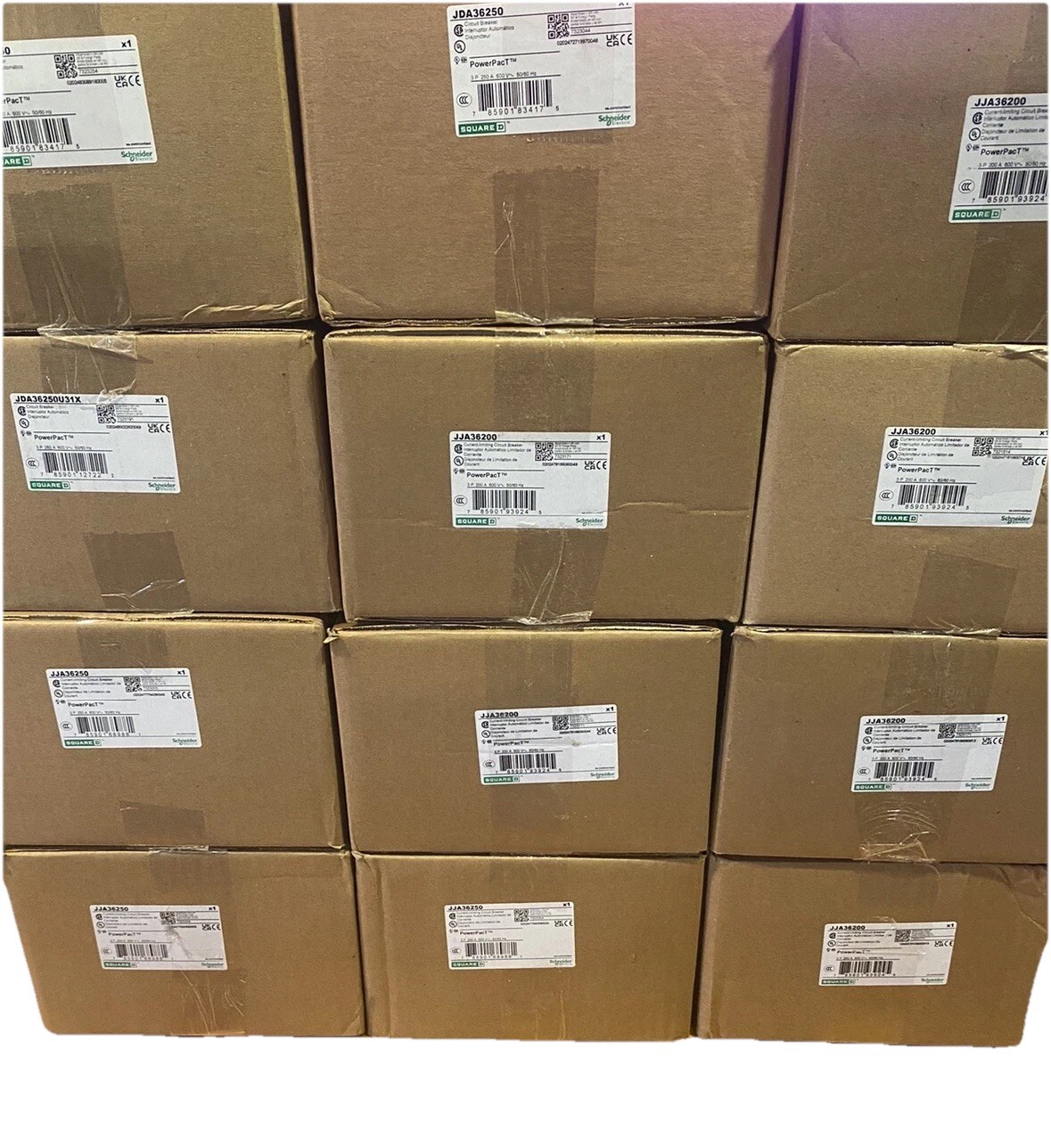 Square D JJA36250 I-Line Circuit Breaker – 3 Pole, 600V, 250A – BRAND NEW IN BOX