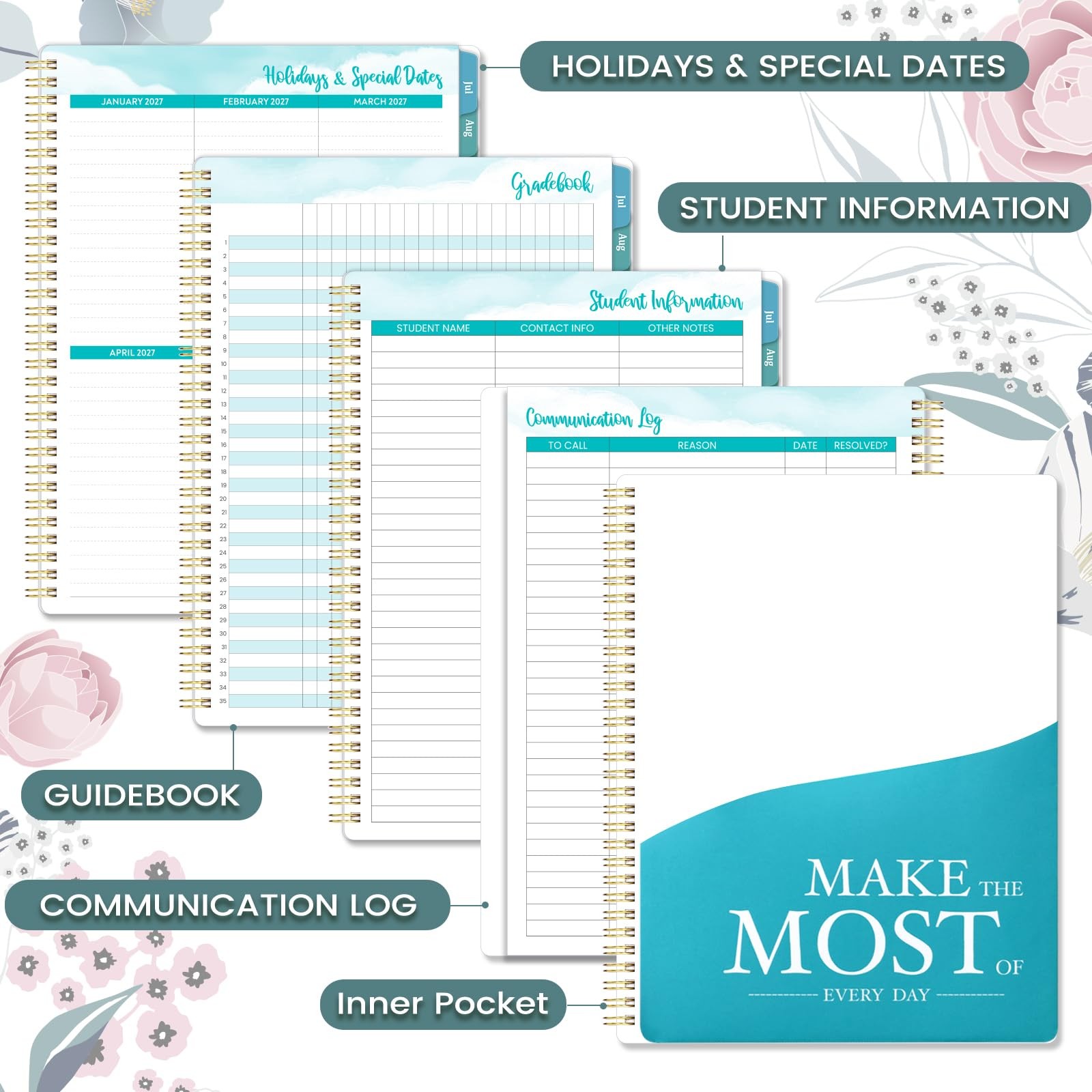 Teacher Planner 2026-2027 – 2026-2027 Weekly & Monthly Lesson Plan Book with …