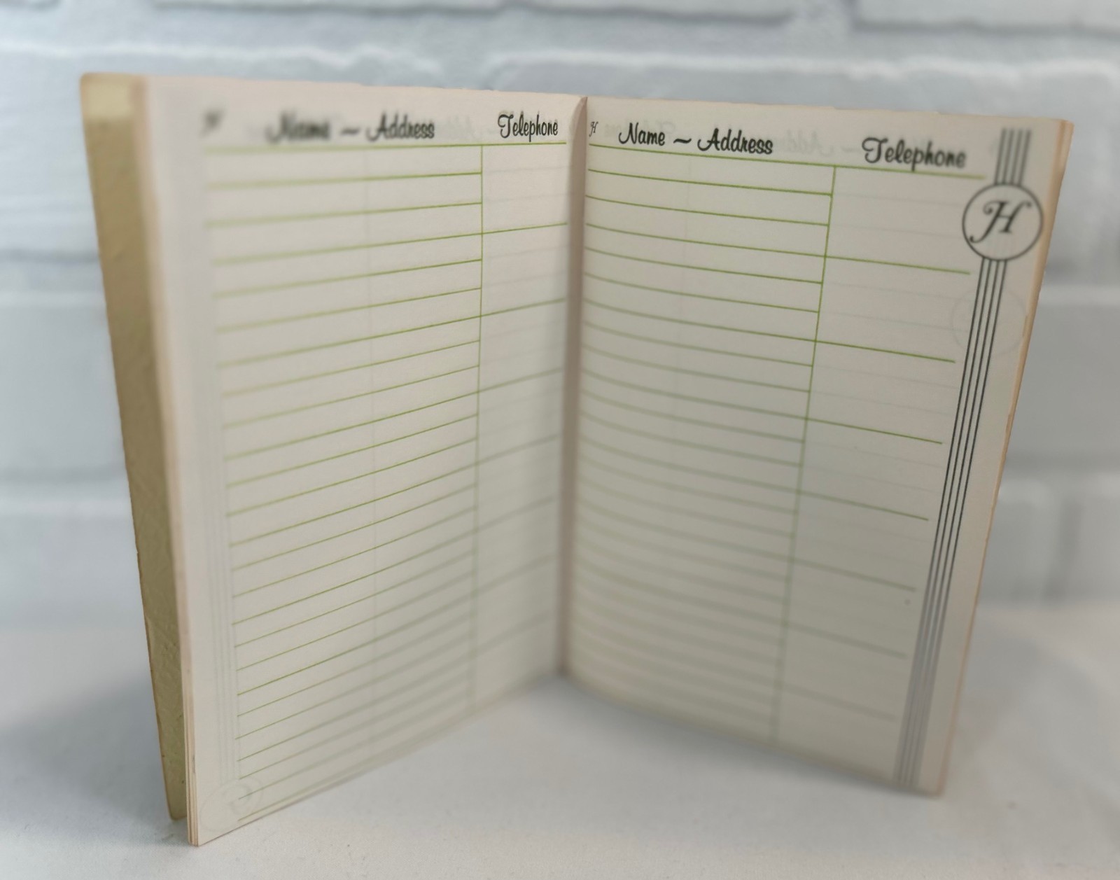 Vintage Personal Address Book Scrapbooking Junk Journal Ephemera Stationary