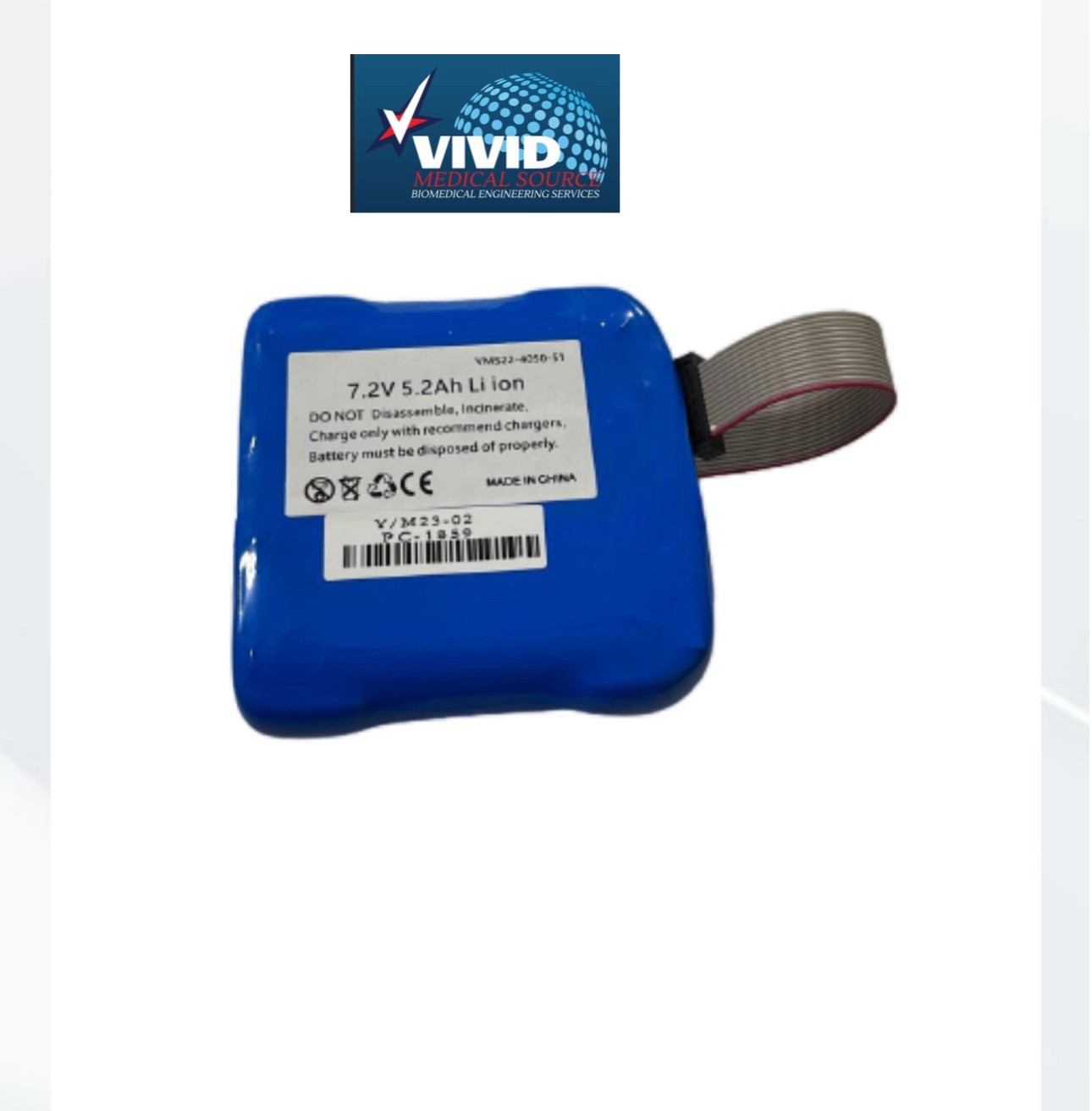 Medfusion 4000 Pump Rechargeable Lithium-Ion Battery 7.26V 5.2A 1 Yr Warranty