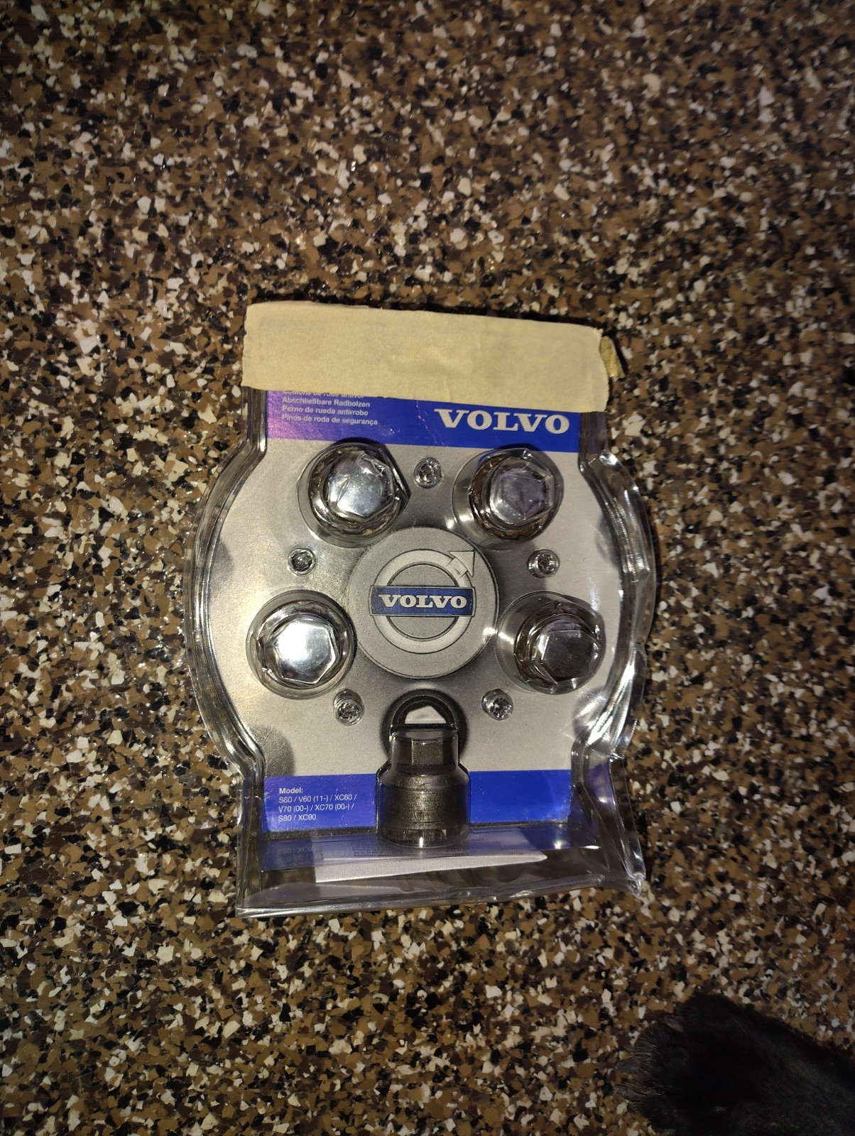 Volvo S60 V60 V70 Wheel Lug Nut Lock Set 31373396 OEM New Genuine