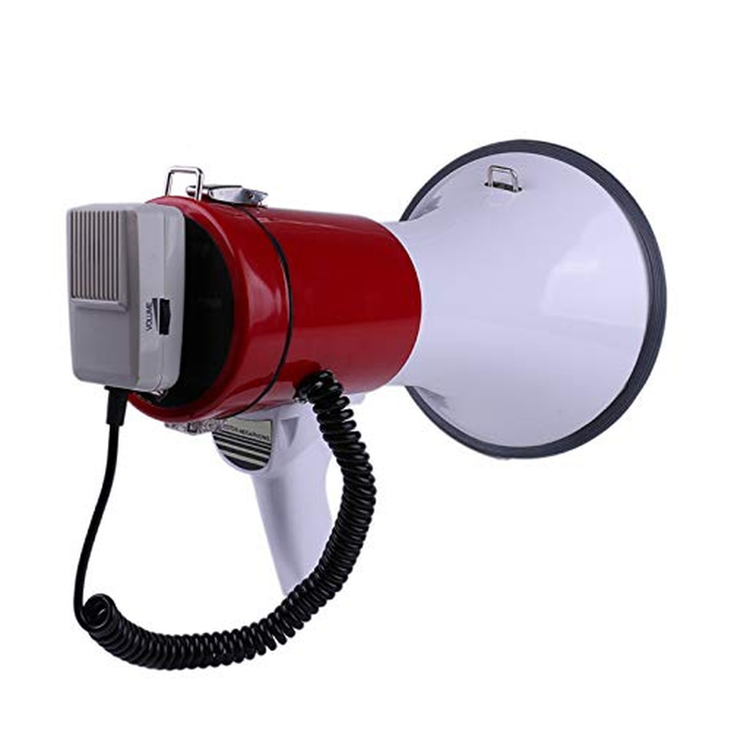 EX ELECTRONIX EXPRESS Rechargeable 50 Watt Loud Megaphone with Siren Bullhorn…