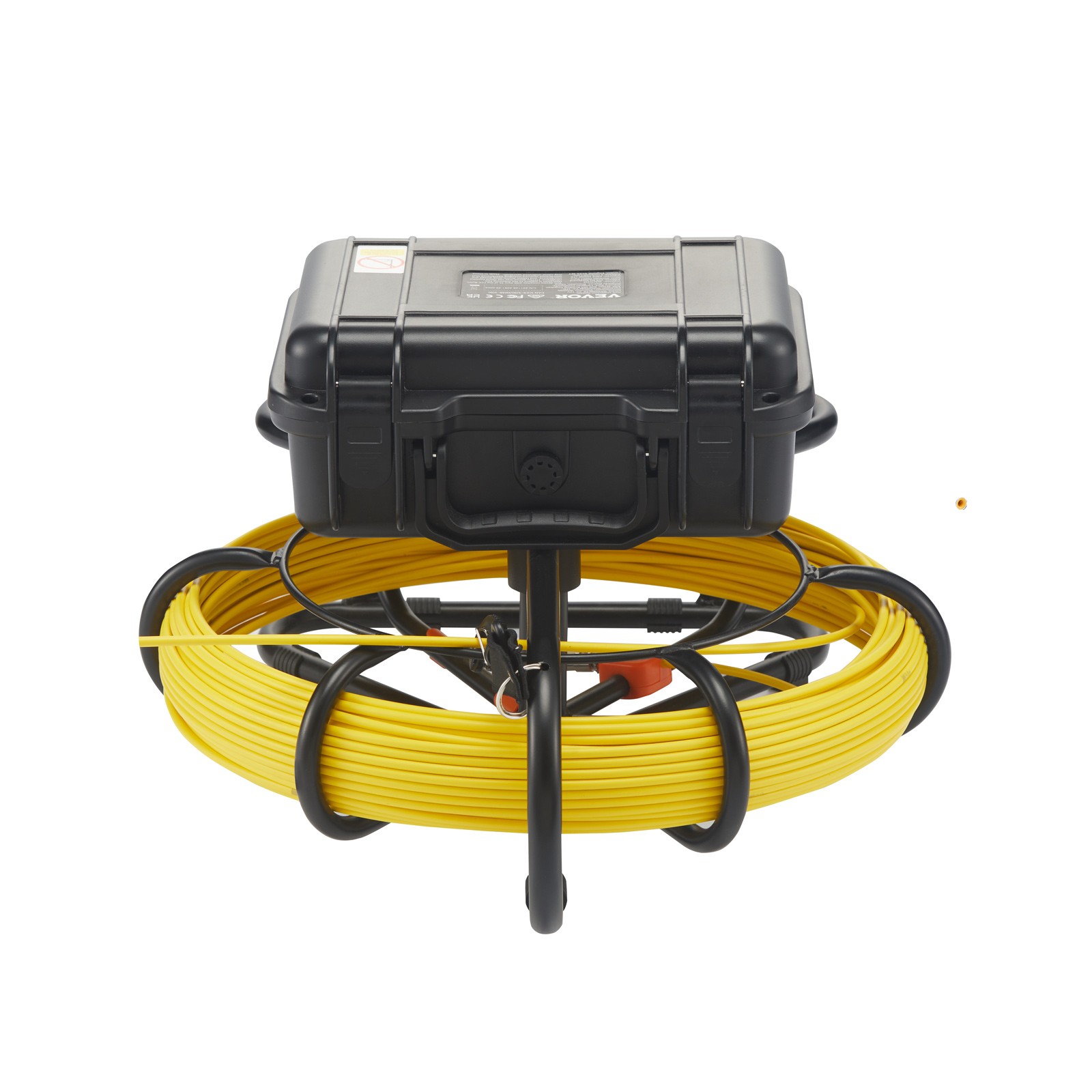 VEVOR Sewer Camera Pipe Inspection Camera w/ 512hz Sonde 9in 720p Screen 164 ft
