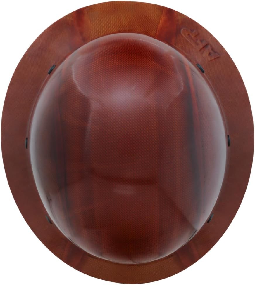 AFP Fiber Full Brim Hard Hat | 6 Point Ratchet Suspension | OSHA & ANSI Rated
