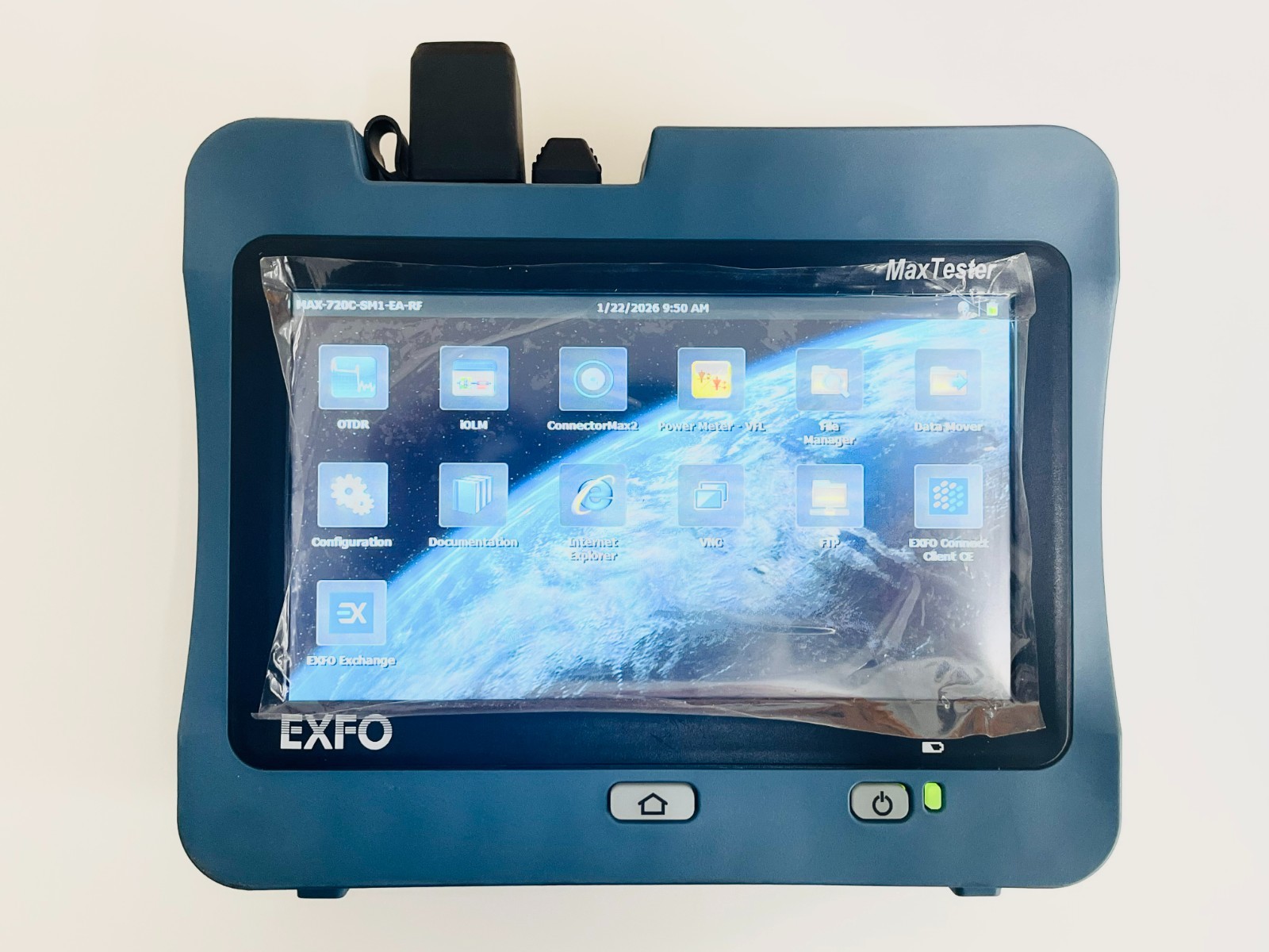 EXFO MaxTester 720C-SM1 OTDR iOLM 1310/1550nm PM/VFL Calibrated 01/2026 Tested