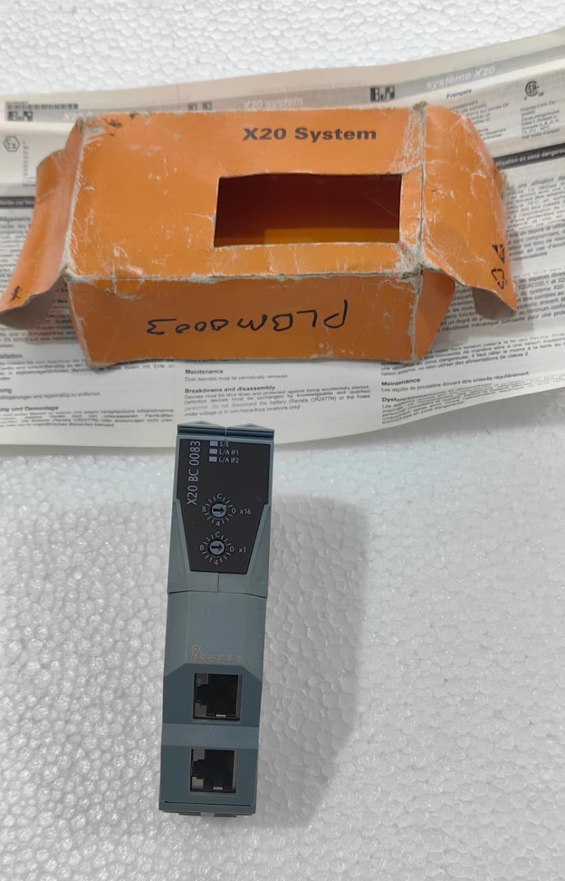 B&R | X20BC0083 | BC 0083 | Ethernet POWERLINK Module, NEW OPEN BOX, FAST SHIP