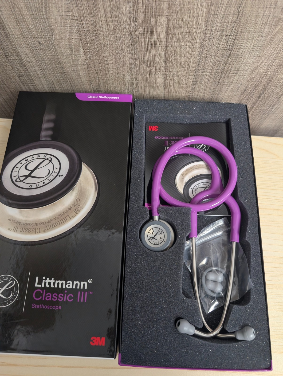 3M Littmann Classic III Stethoscope – NEW – Color, Red, Blue or Black