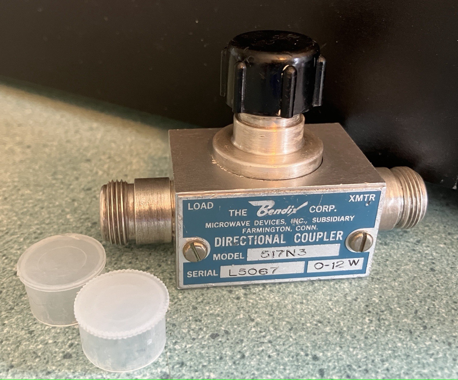 Bendix – DIRECTIONAL COUPLER – Microwave Devices – Model 517N3 -Power 0-12 Watts