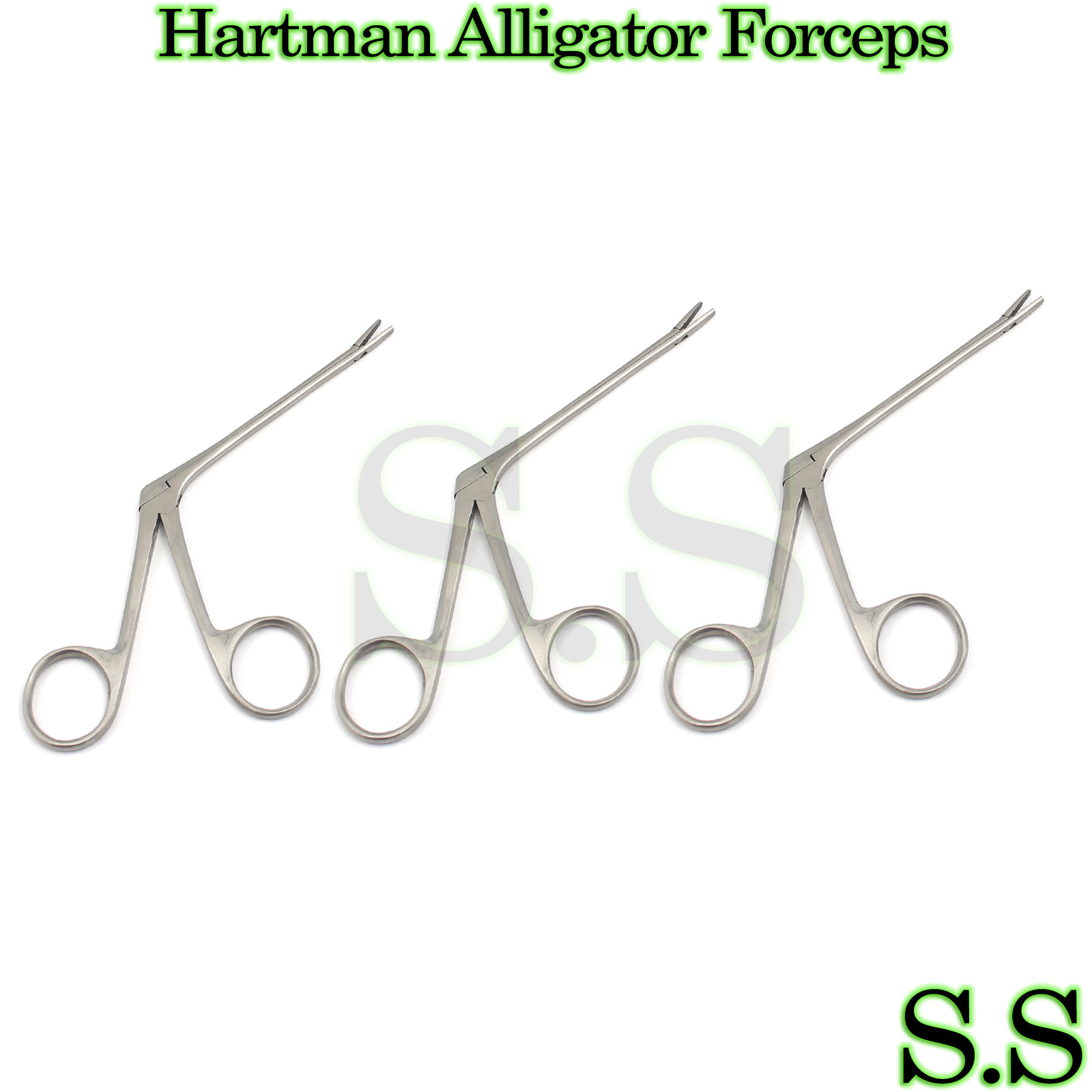 3 Alligator Forceps 3.5″ Surgical Veterinary Instruments Stainless German Grade