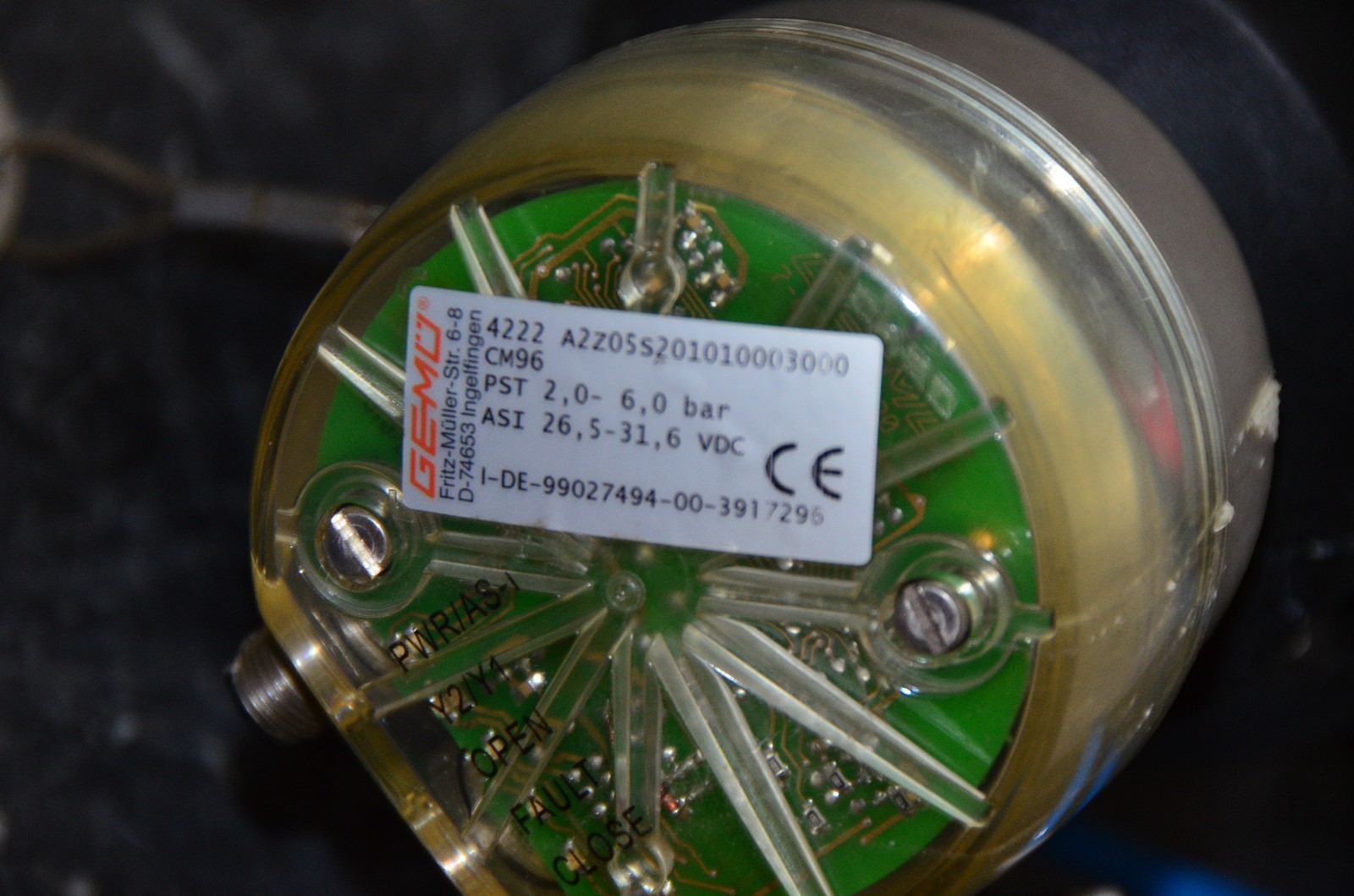 Gemu 687 2 Way Diverter Valve 1″ BW X BW X BW w/ 4222 Position Indicator