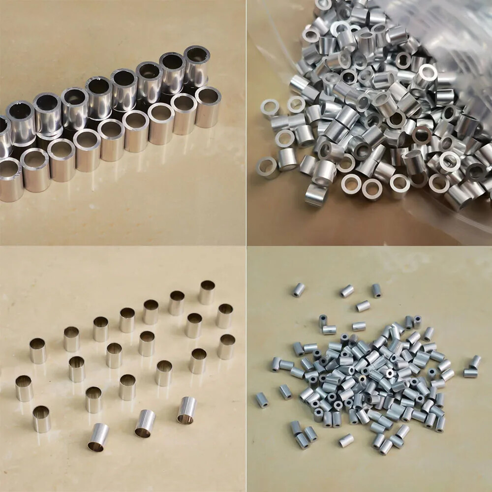 5000pcs Aluminum Tube Cutting OD 3-6mm Wall Thickness 0.25-0.5mm Long 2-6.5mm