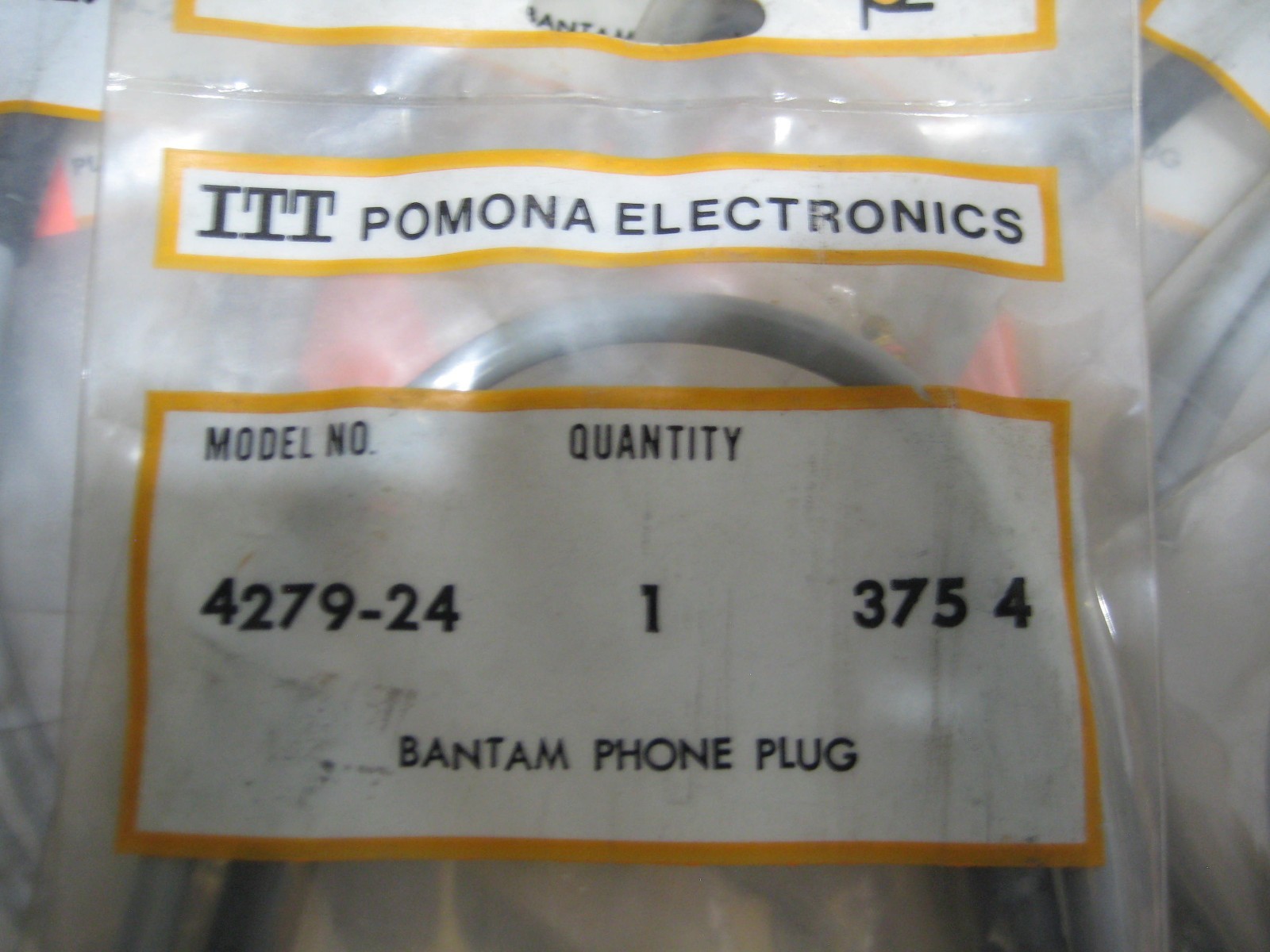 LOT OF 9 ITT POMONA ELECTRONICS 4279-24 NOS BANANA PLUG CABLES FREE SHIPPING!