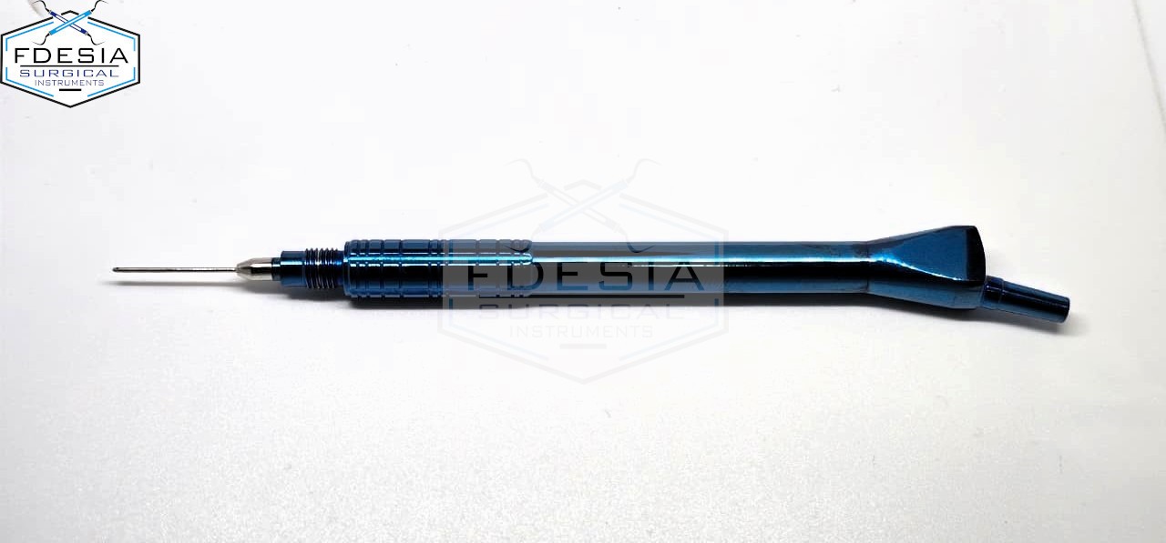 Titanium Ophthalmic I/A Handpiece Cannula Coaxial Straight 21G